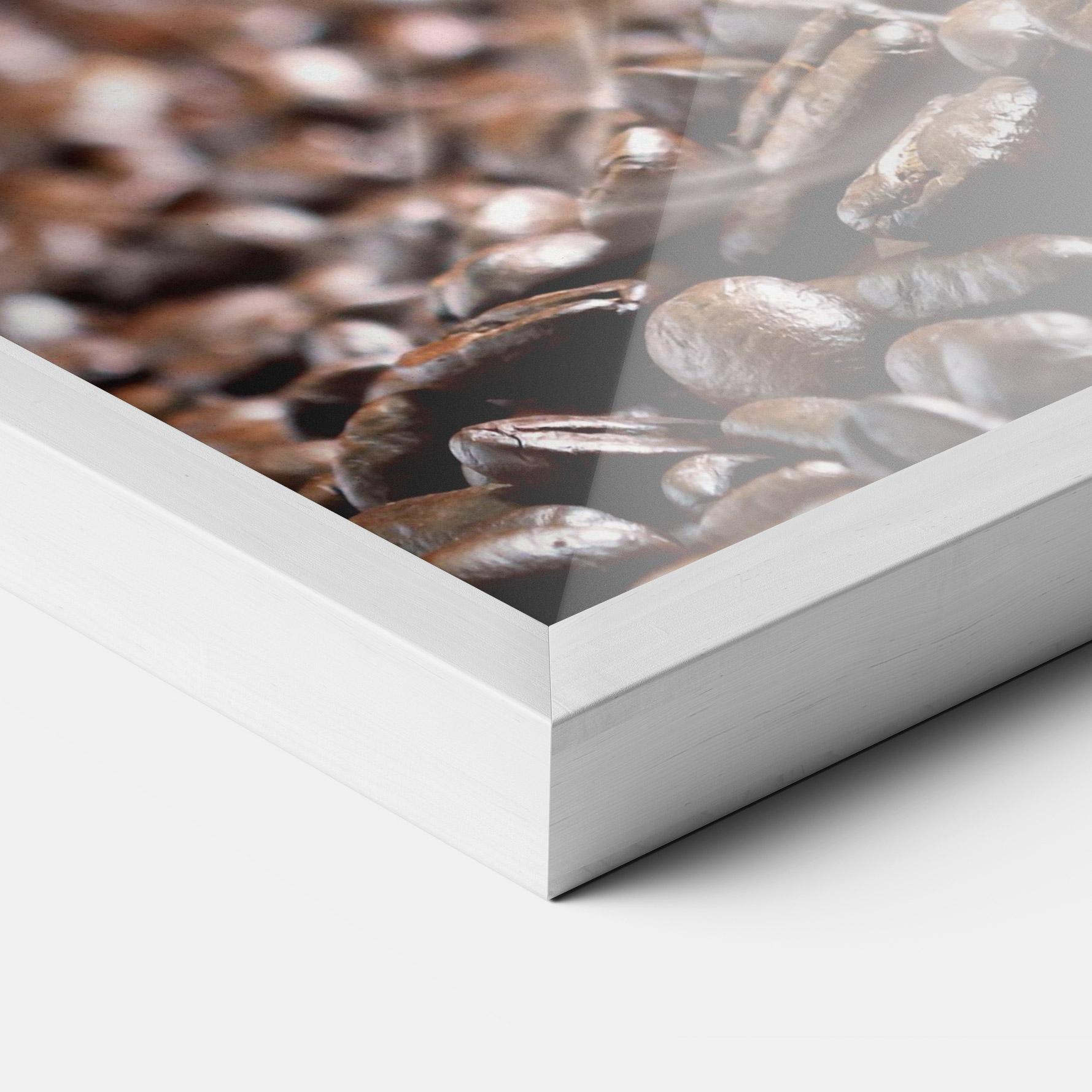 Рамкиран постер Close Up Falling Beans mockup 3