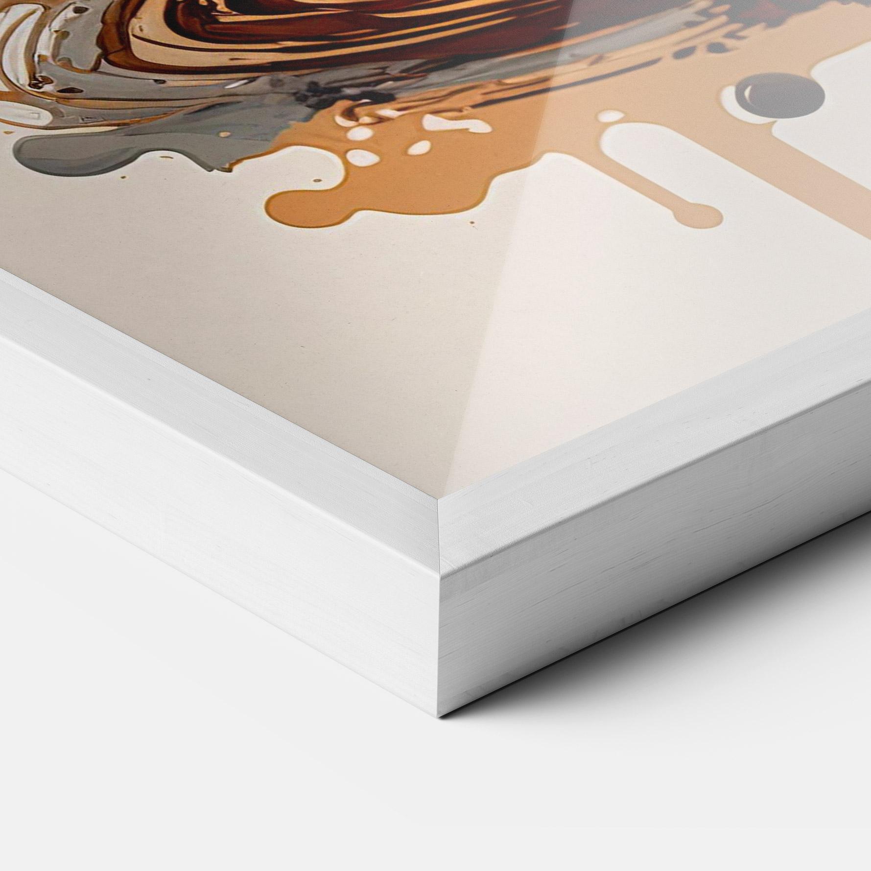 Рамкиран постер Coffee Art mockup 3