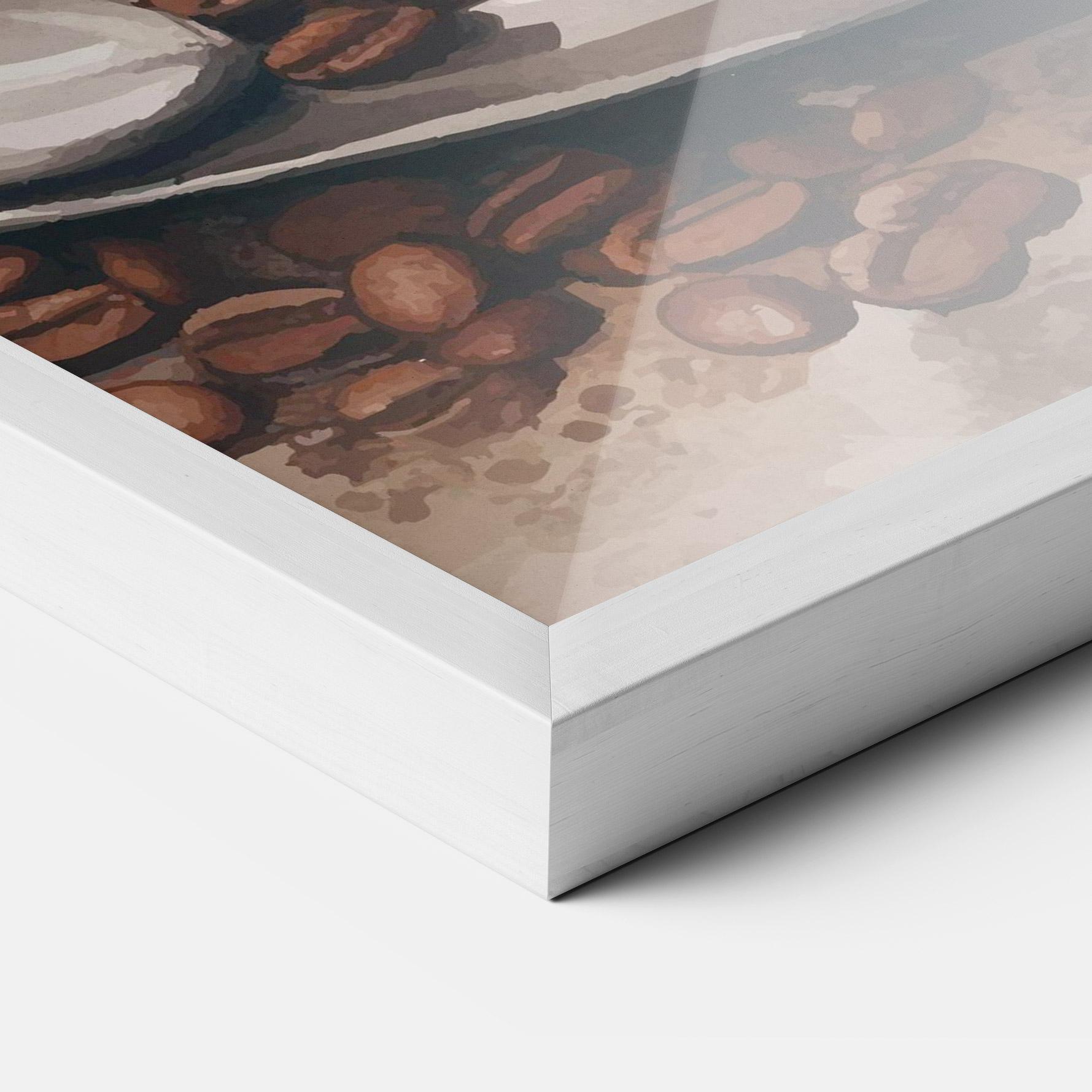 Рамкиран постер Vintage Coffee mockup 3