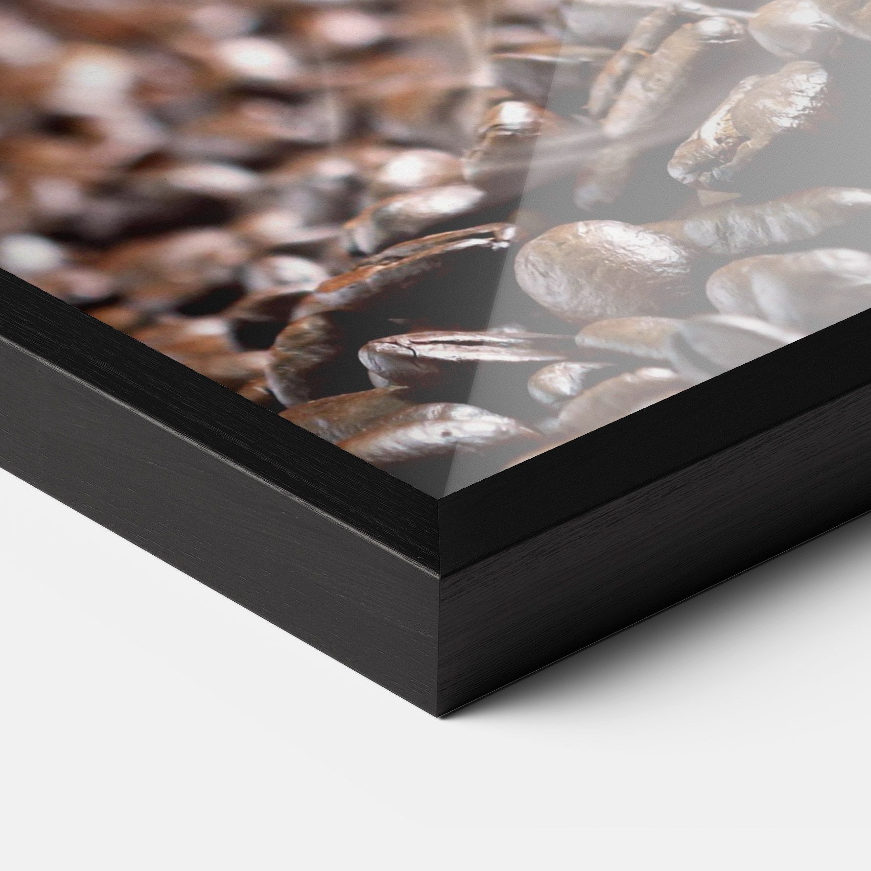 Close Up Falling Beans mockup 3