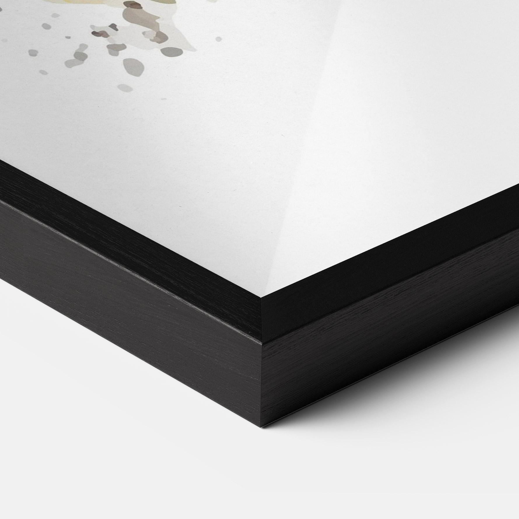 Рамкиран постер Coffee Liquid mockup 3