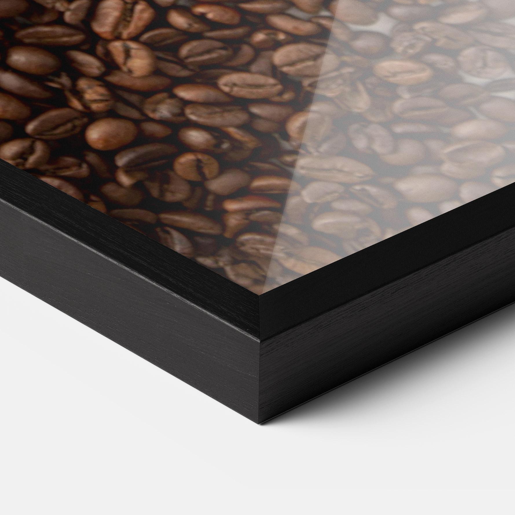 Рамкиран постер Contrasted Coffee mockup 3