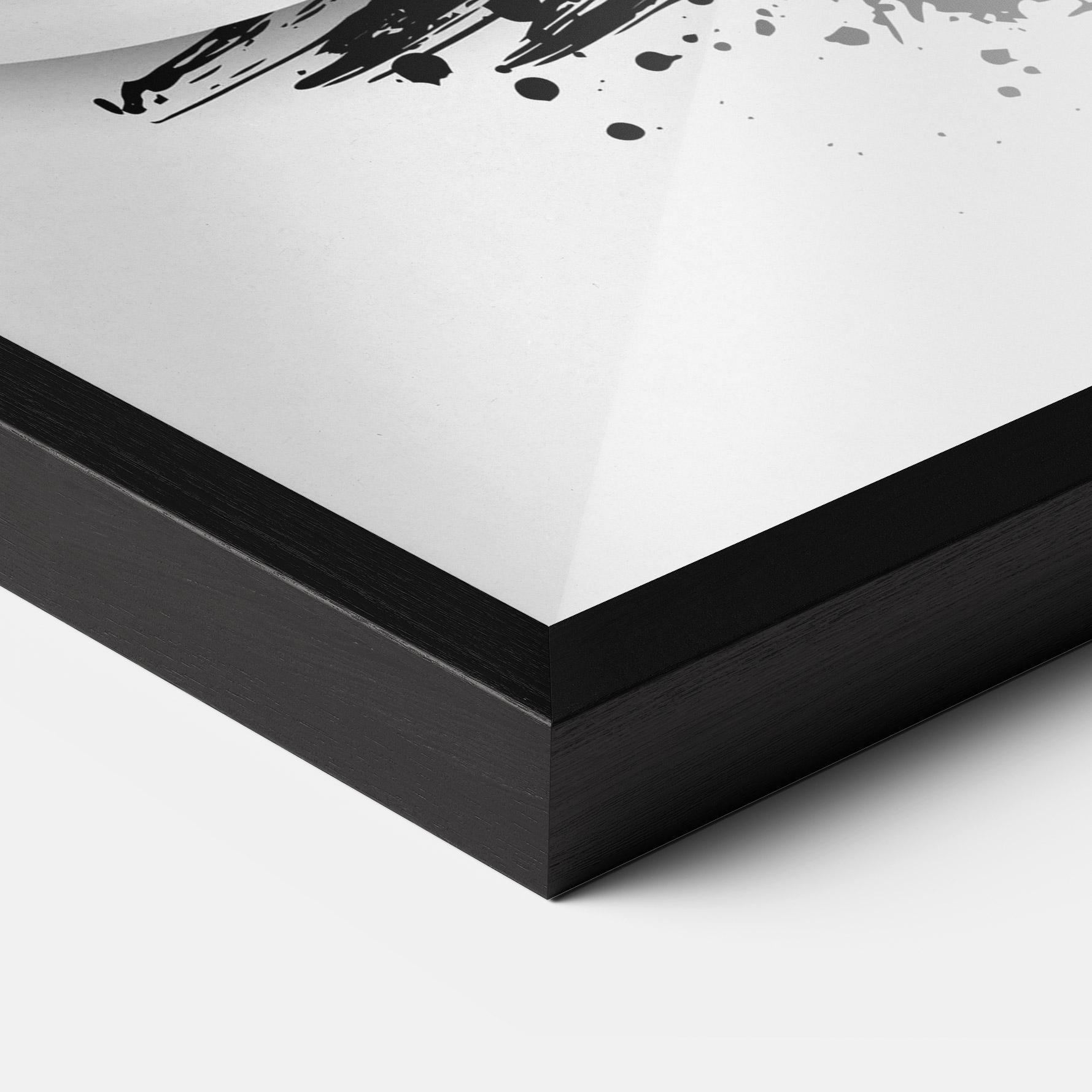 Рамкиран постер Live With Passion mockup 3