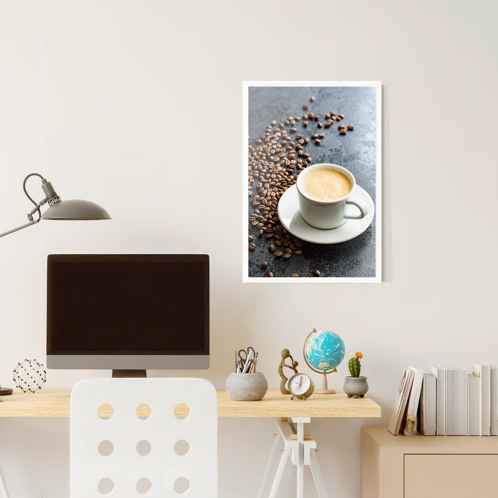 Hot Cappuccino Coffee mockup 6