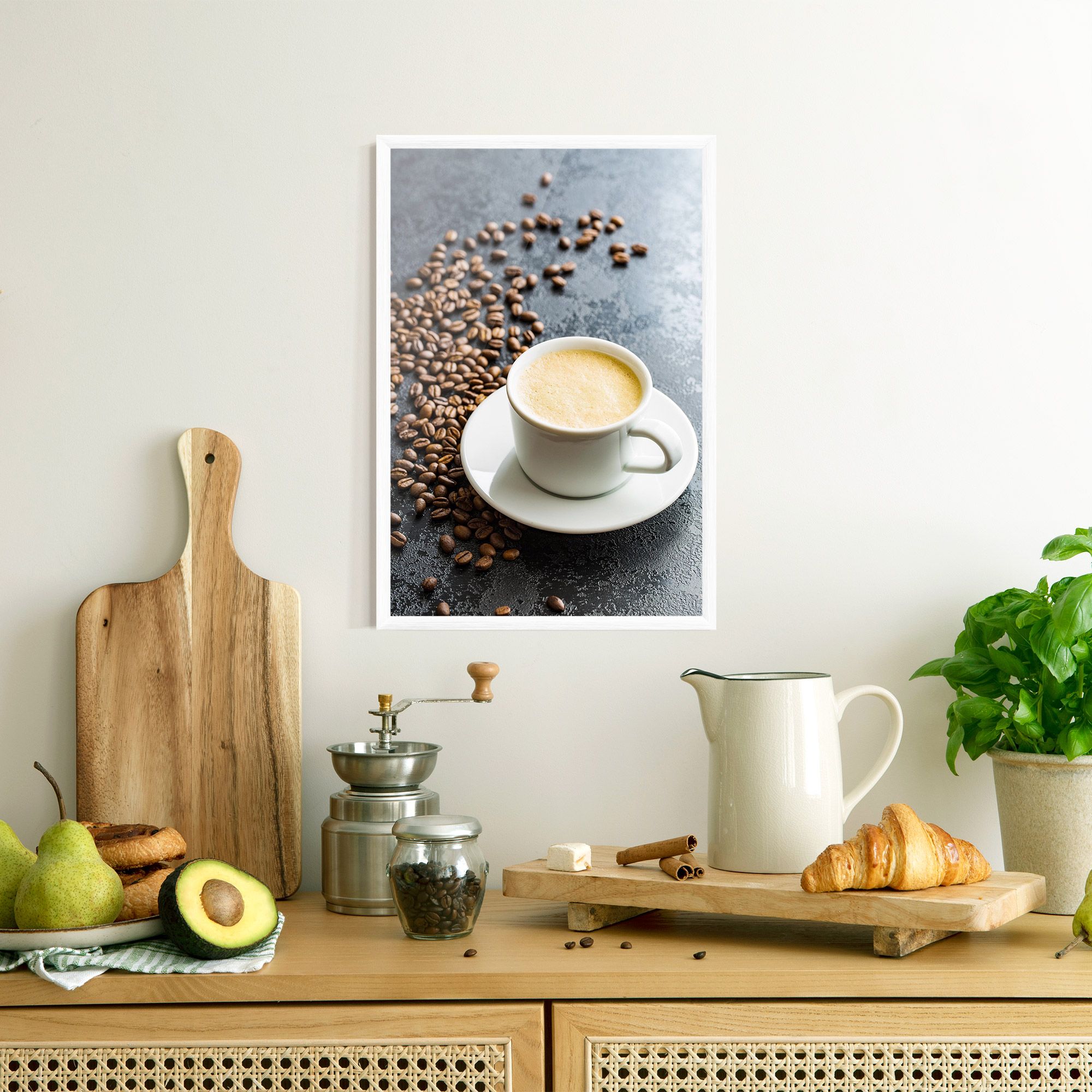 Hot Cappuccino Coffee mockup 8