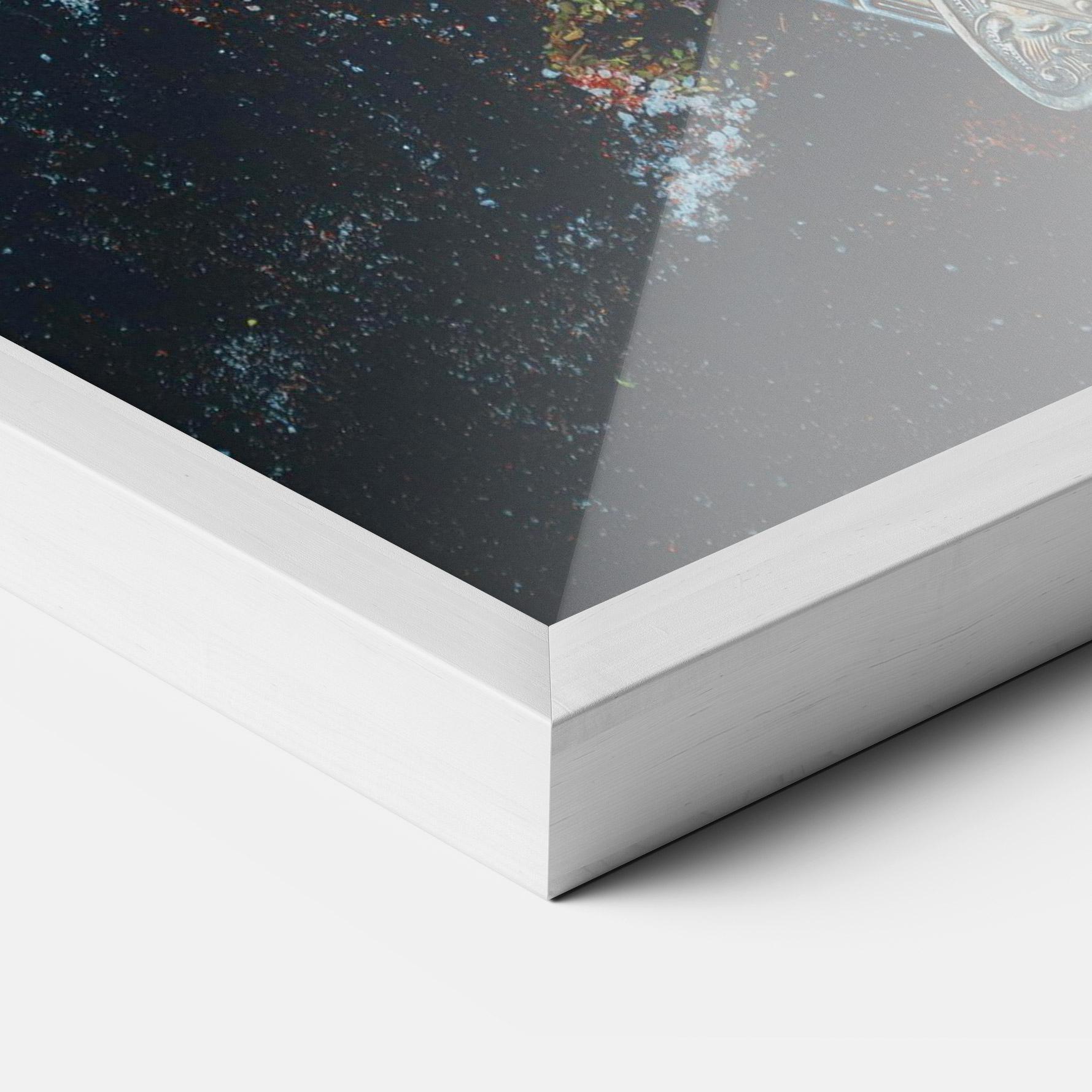 Рамкиран постер Spices Cooking Spoons mockup 3