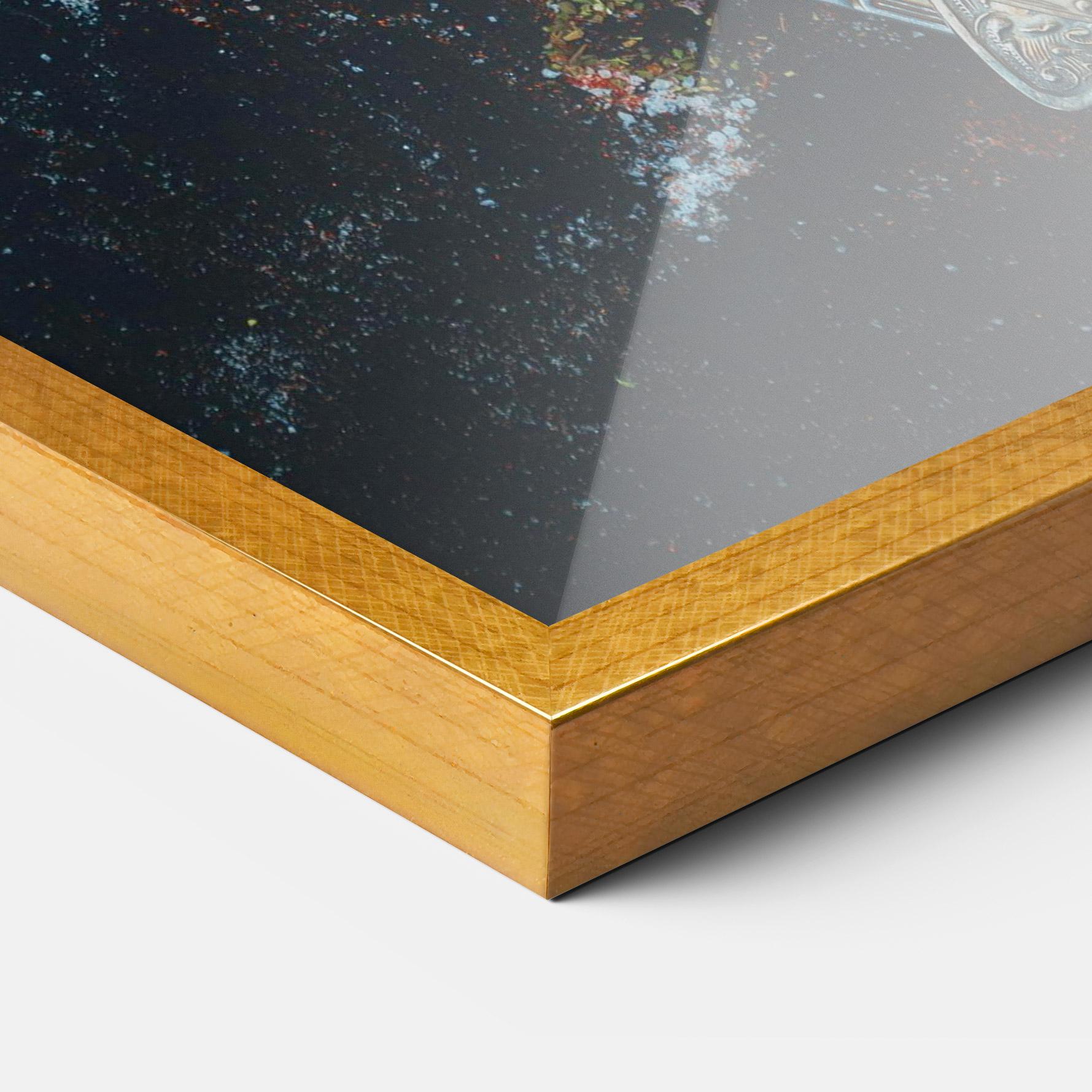 Рамкиран постер Spices Cooking Spoons mockup 3