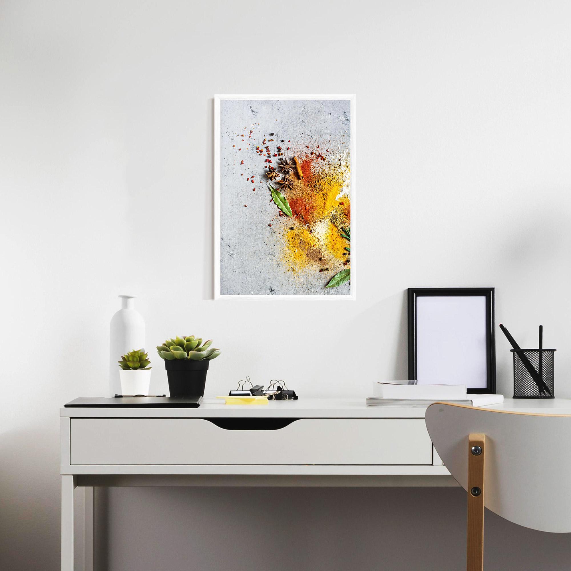 Рамкиран постер Spice Powders mockup 7