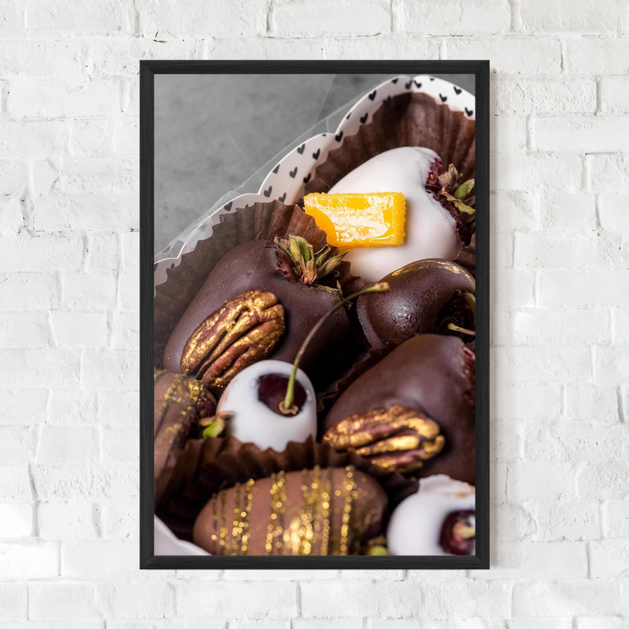 Рамкиран постер Chocolate Covered mockup 0