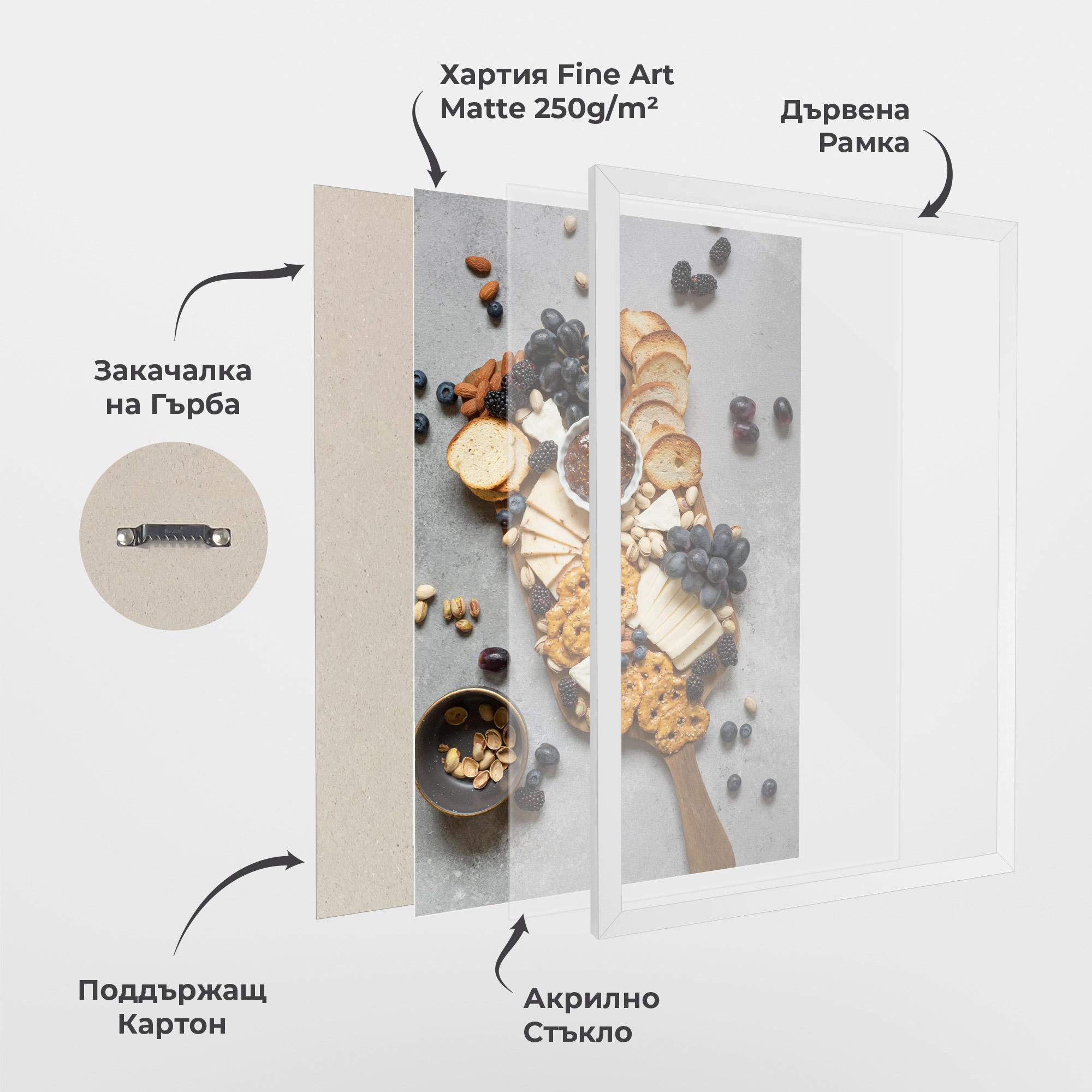 Рамкиран постер Appetizers mockup 1