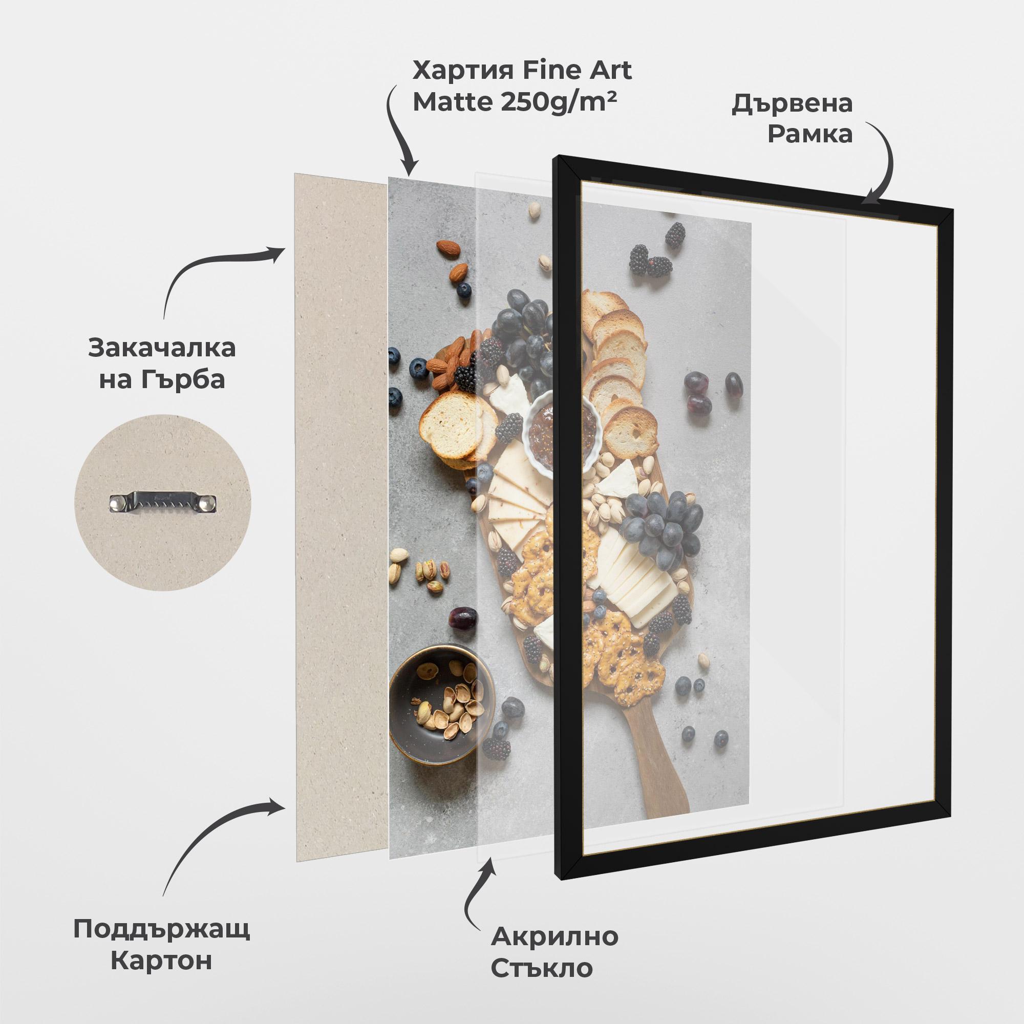 Рамкиран постер Appetizers mockup 1