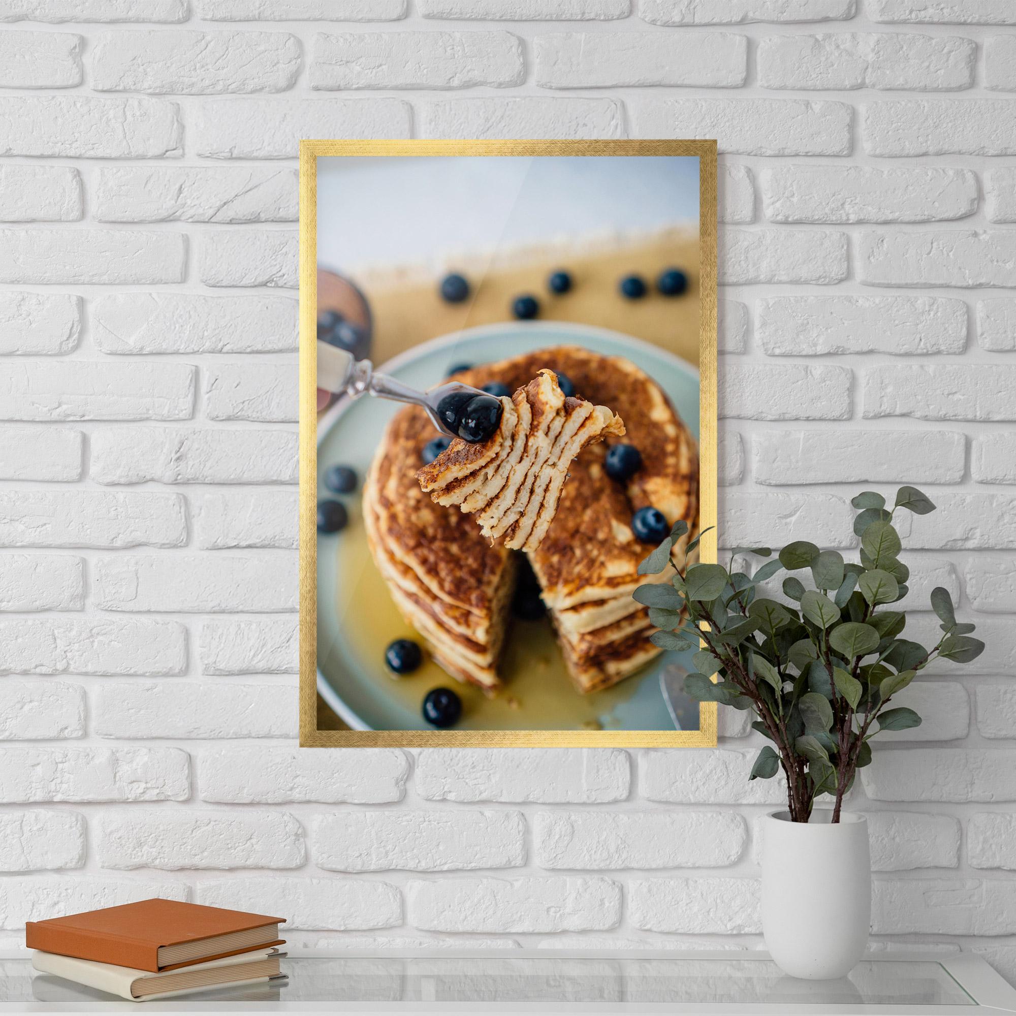 Рамкиран постер Pancakes mockup 5