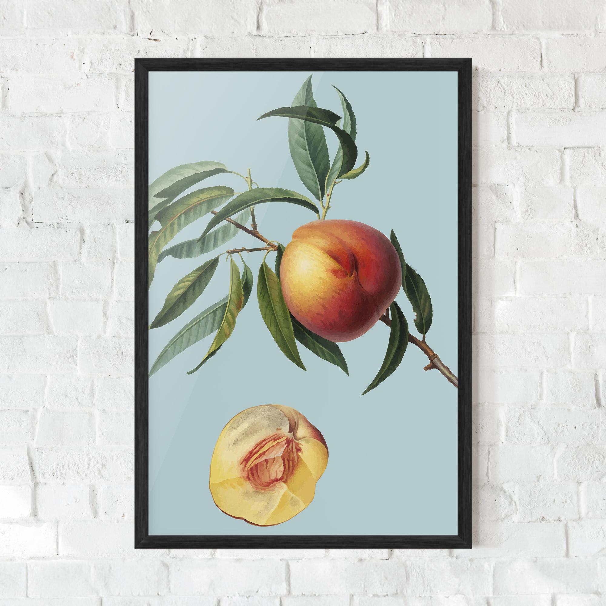 Рамкиран постер Fruit Art mockup 0