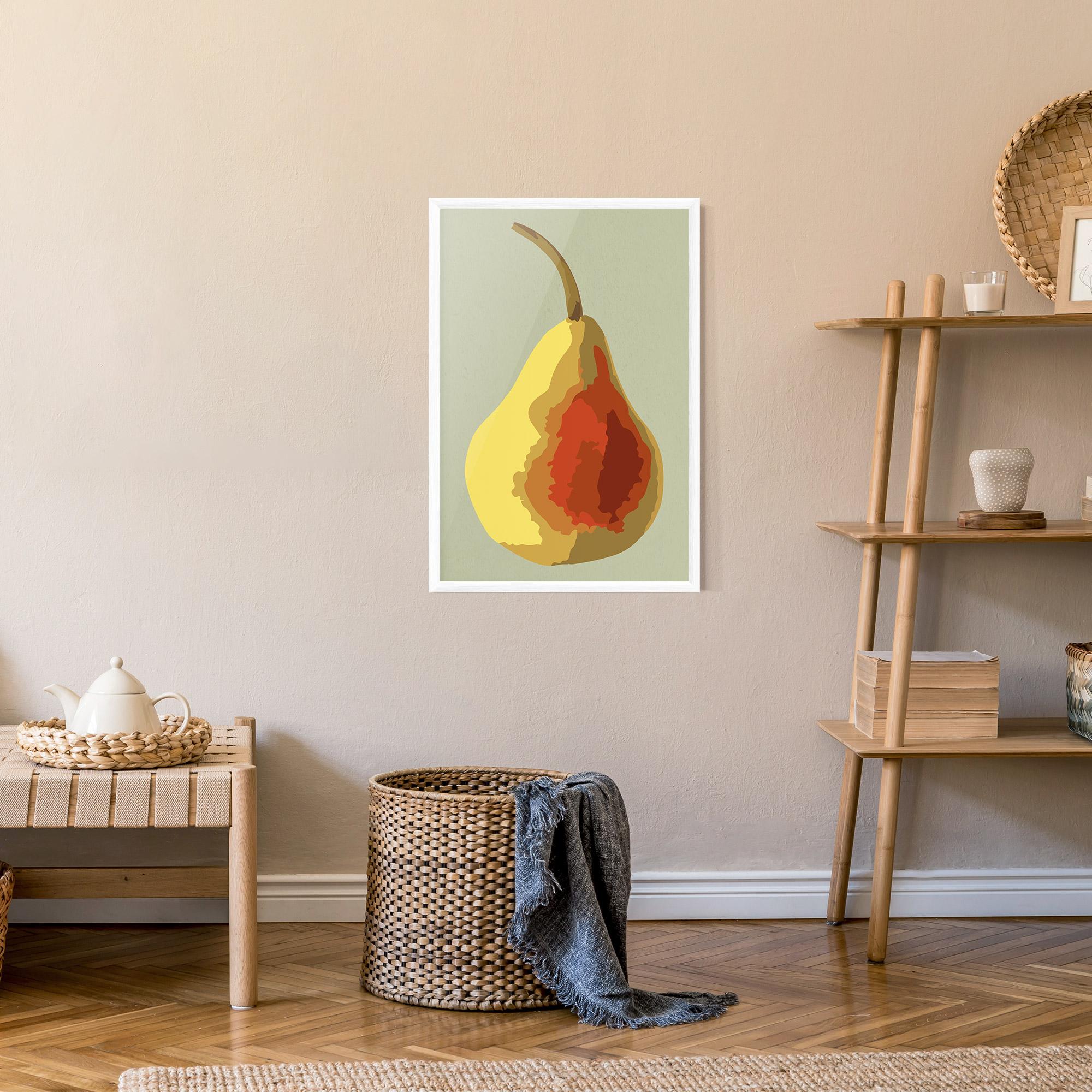 Рамкиран постер Pear Art mockup 9