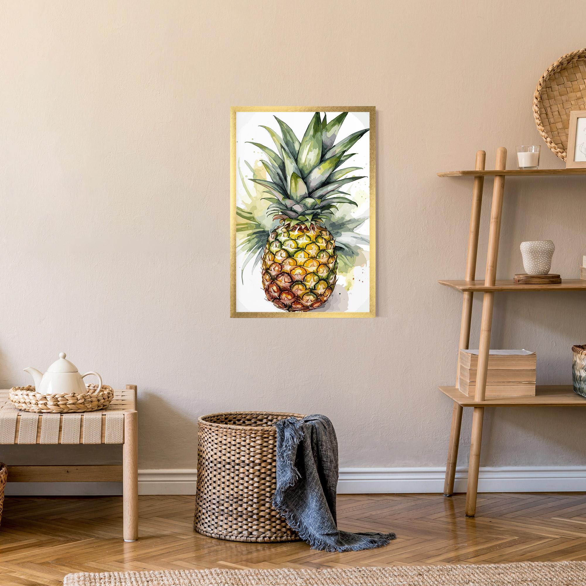 Рамкиран постер Pineapple mockup 9