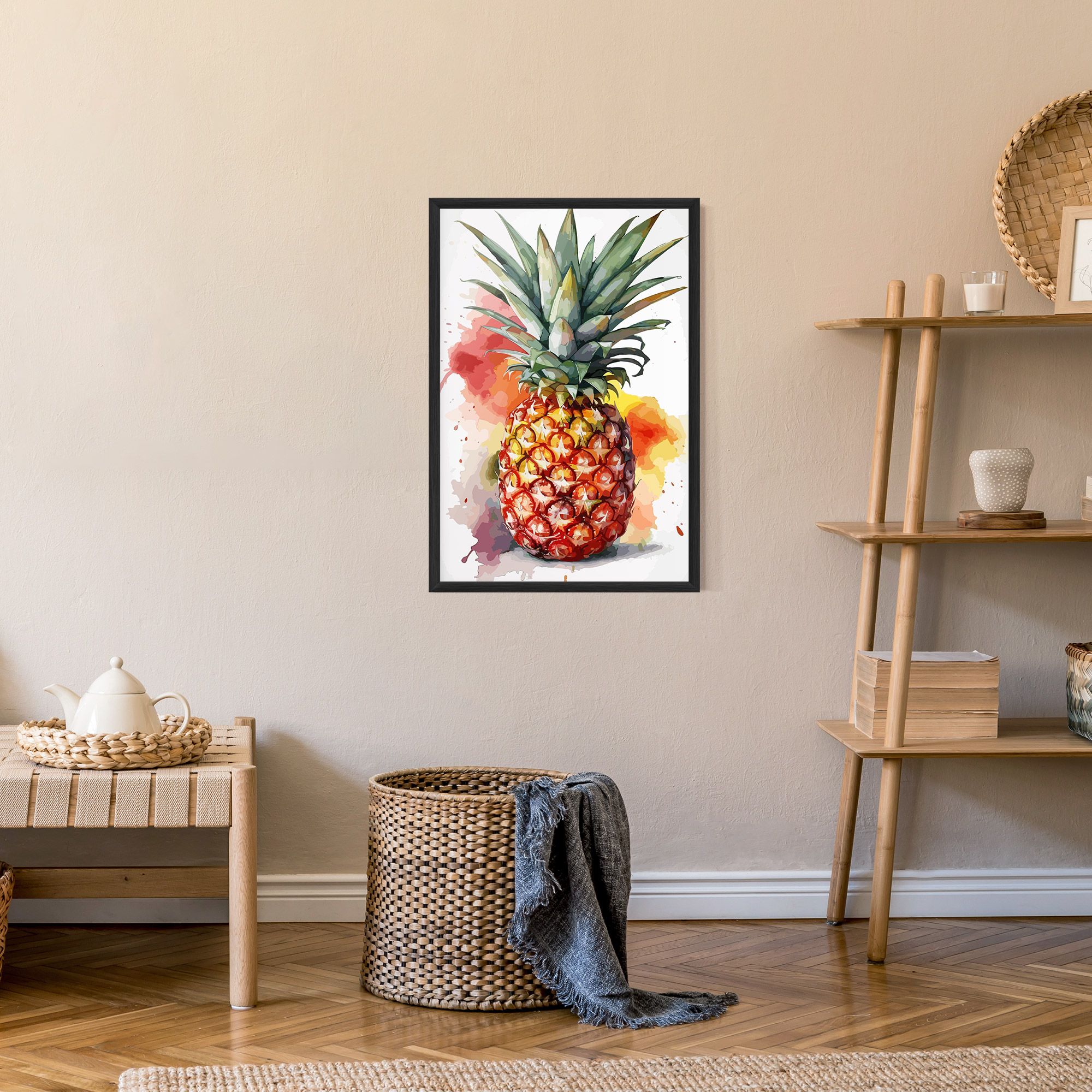 Pineapple Watercolor mockup 9