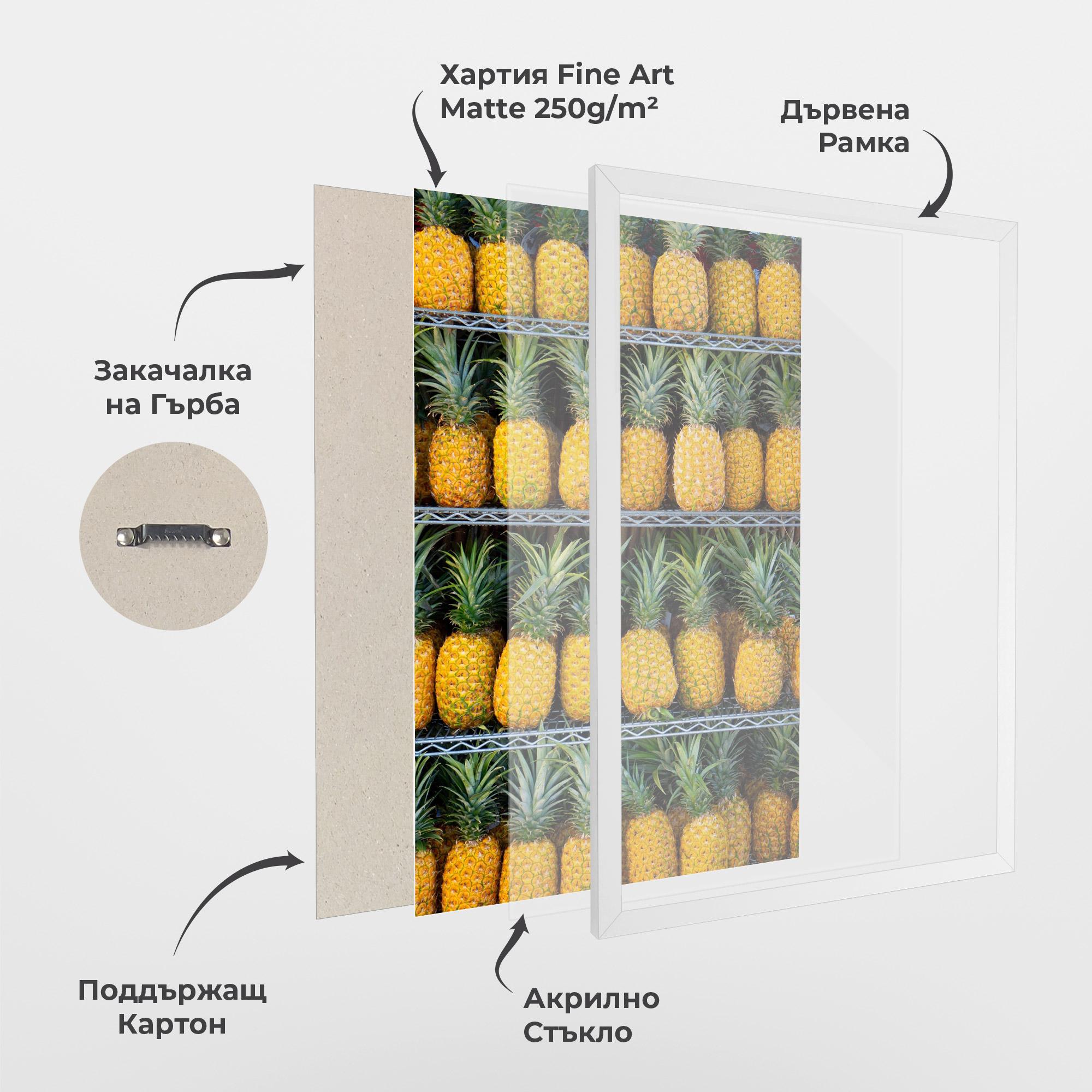 Рамкиран постер Pineapple Express mockup 1