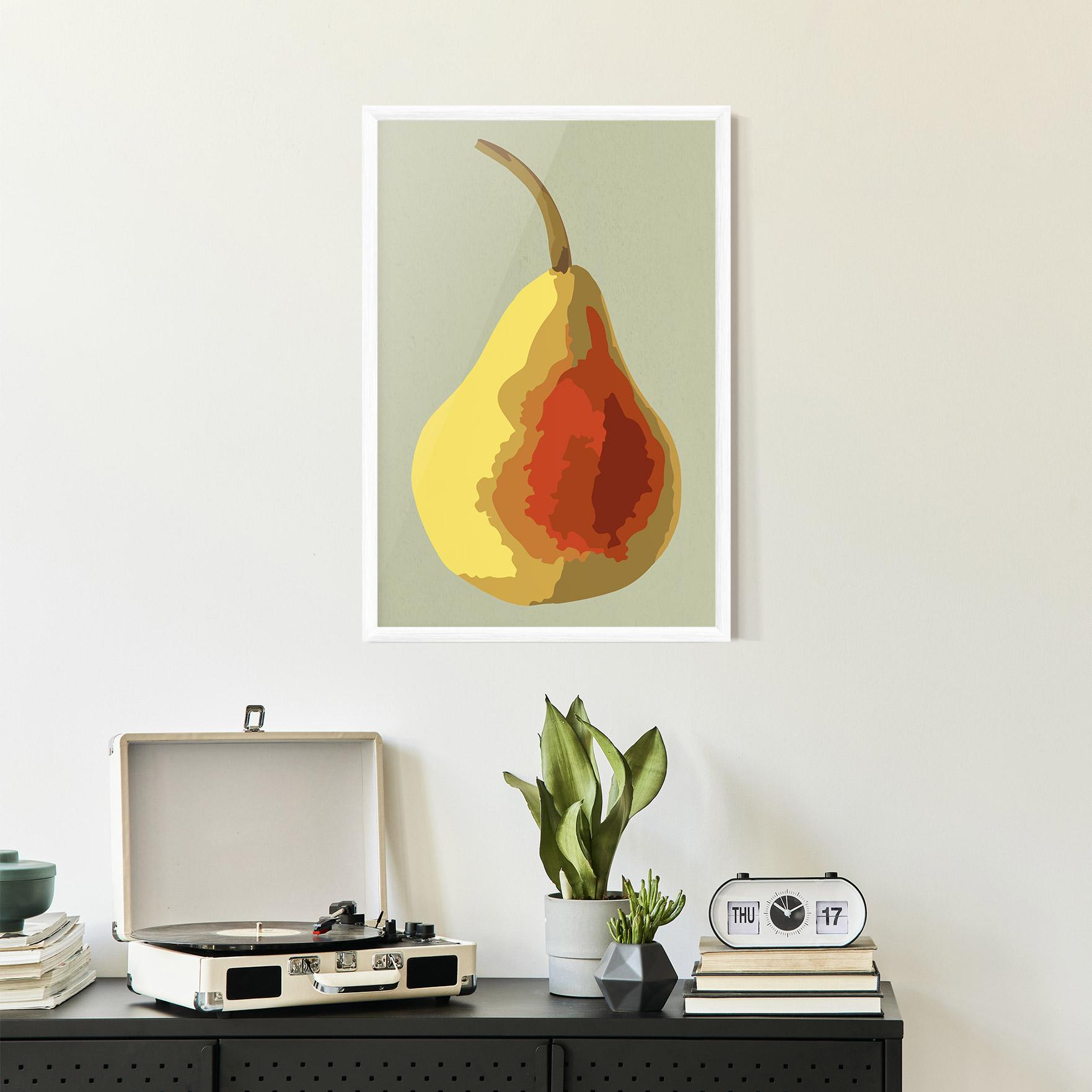 Рамкиран постер Pear Art mockup 2