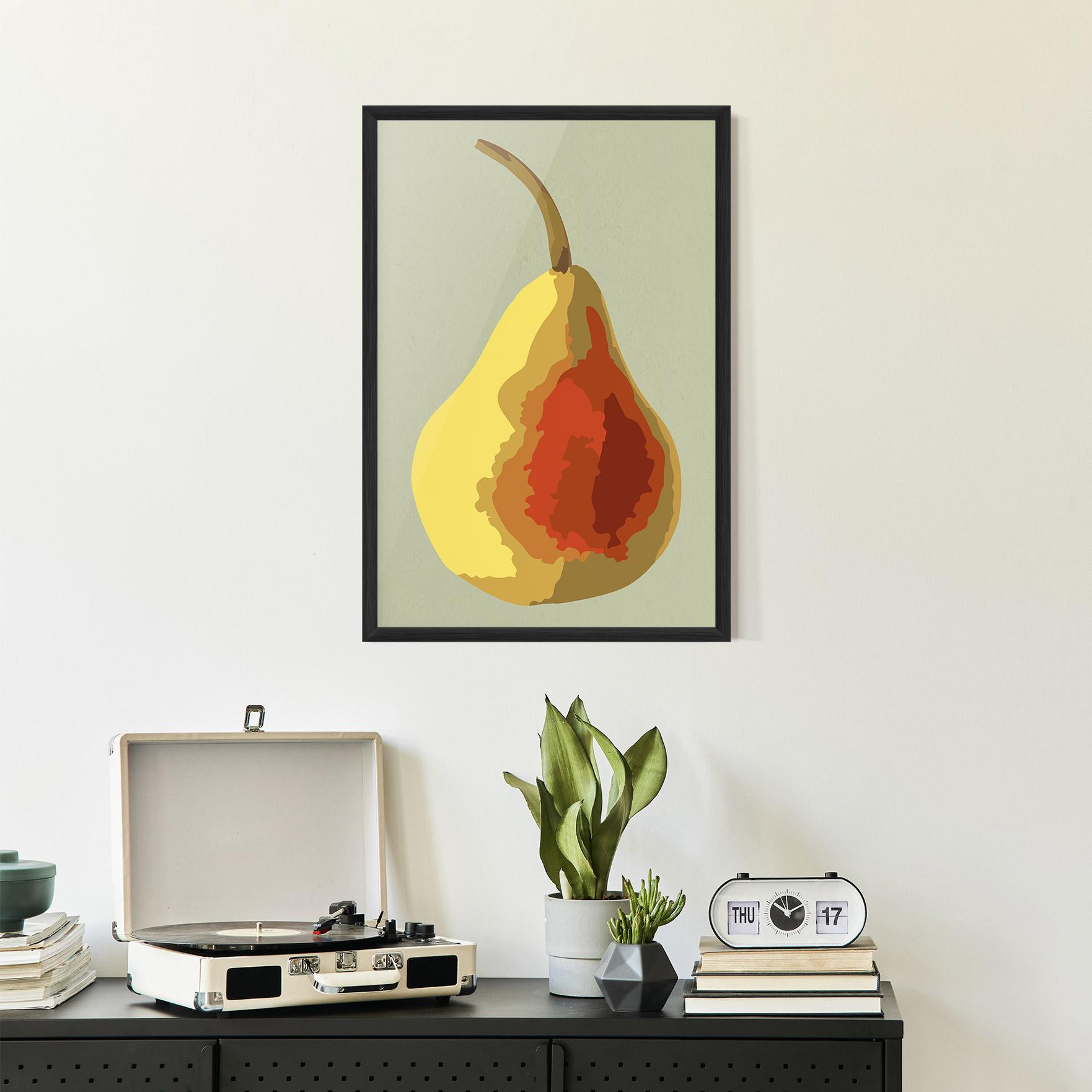 Рамкиран постер Pear Art mockup 2