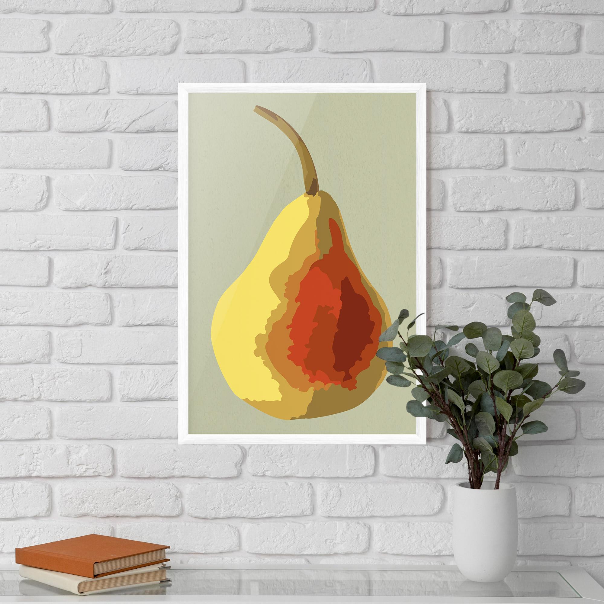 Рамкиран постер Pear Art mockup 5