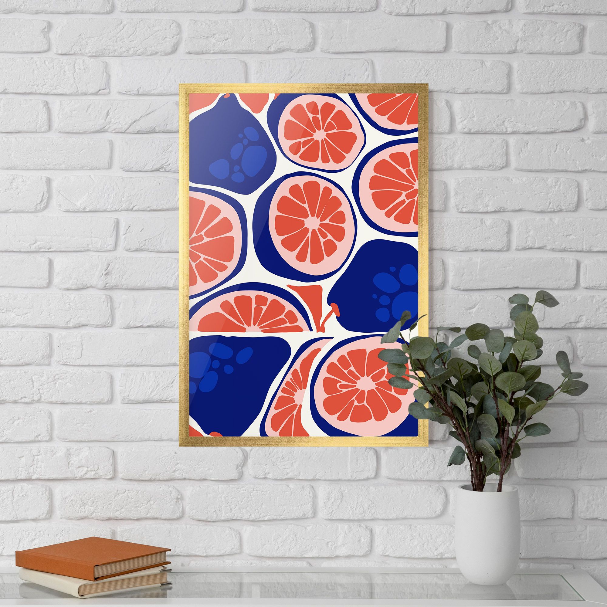Blue Pink Fruit mockup 5