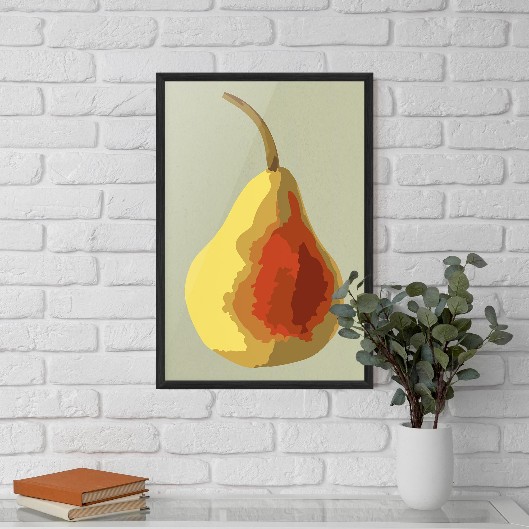 Рамкиран постер Pear Art mockup 5