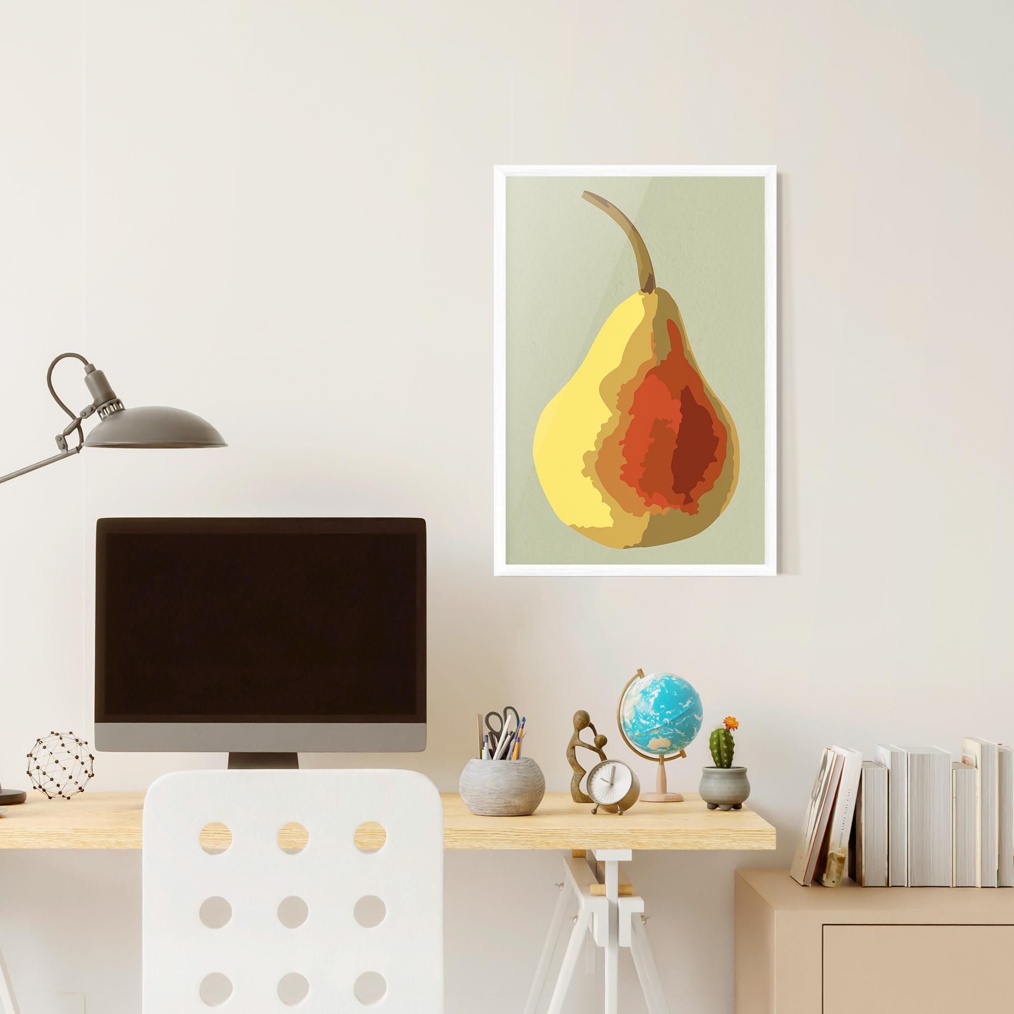 Рамкиран постер Pear Art mockup 6