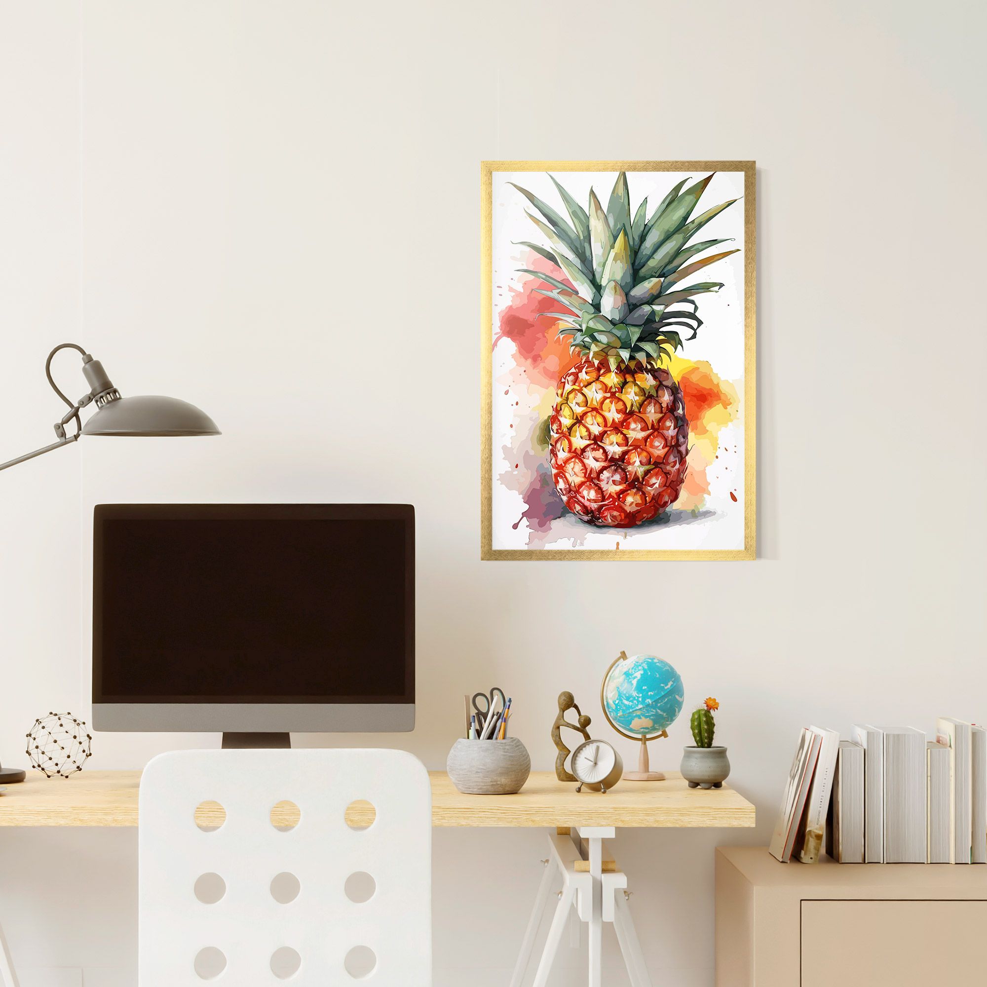 Pineapple Watercolor mockup 6