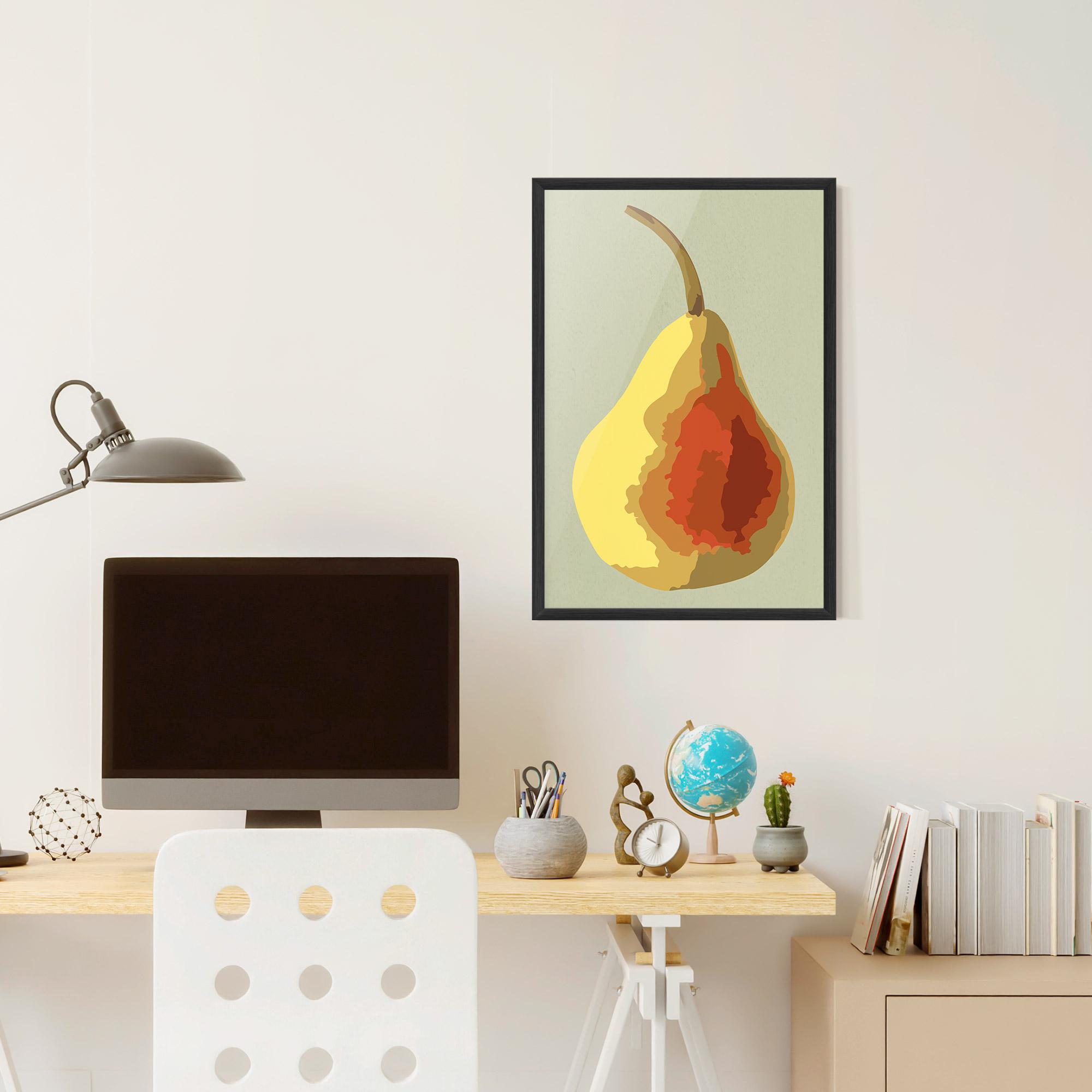 Рамкиран постер Pear Art mockup 6