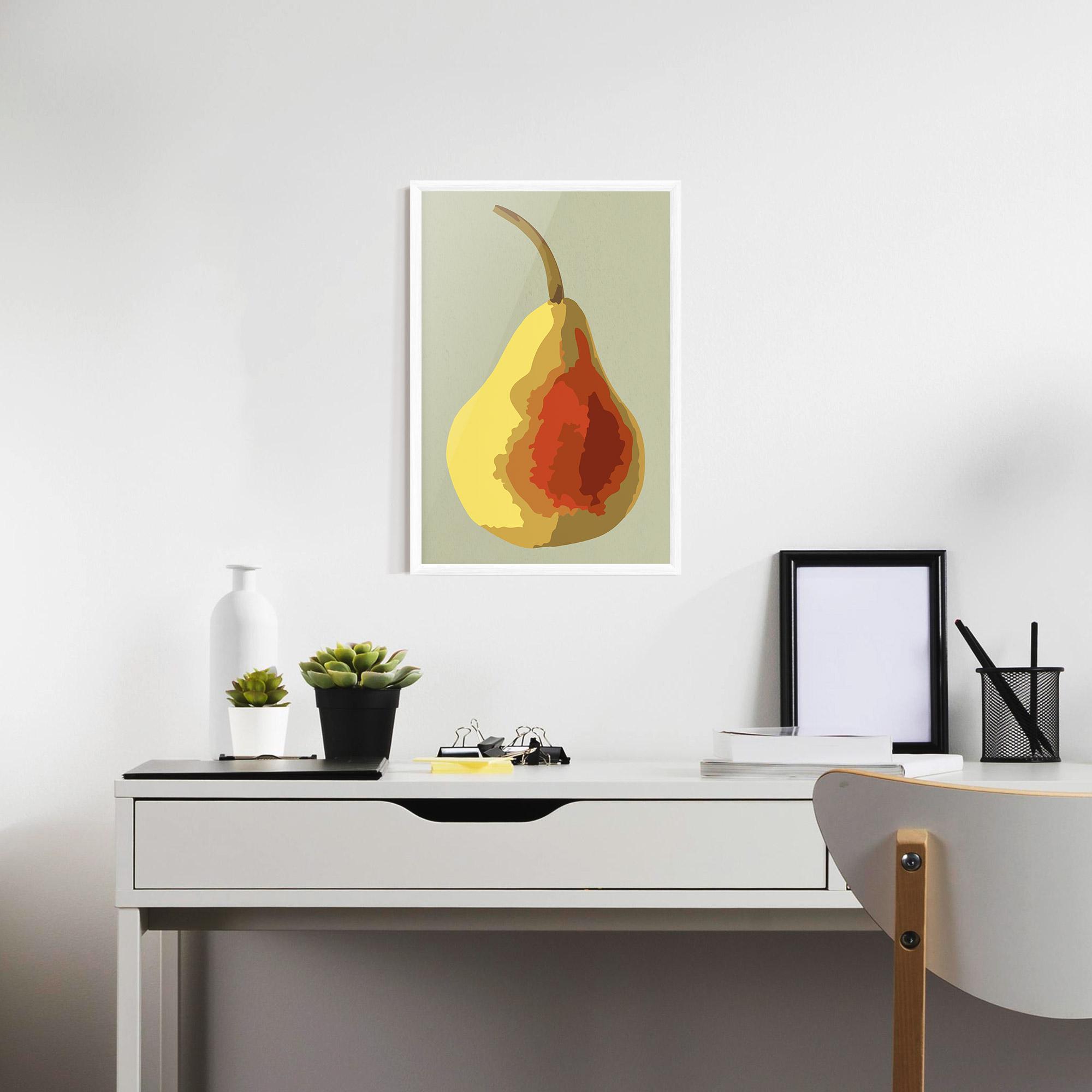 Рамкиран постер Pear Art mockup 7