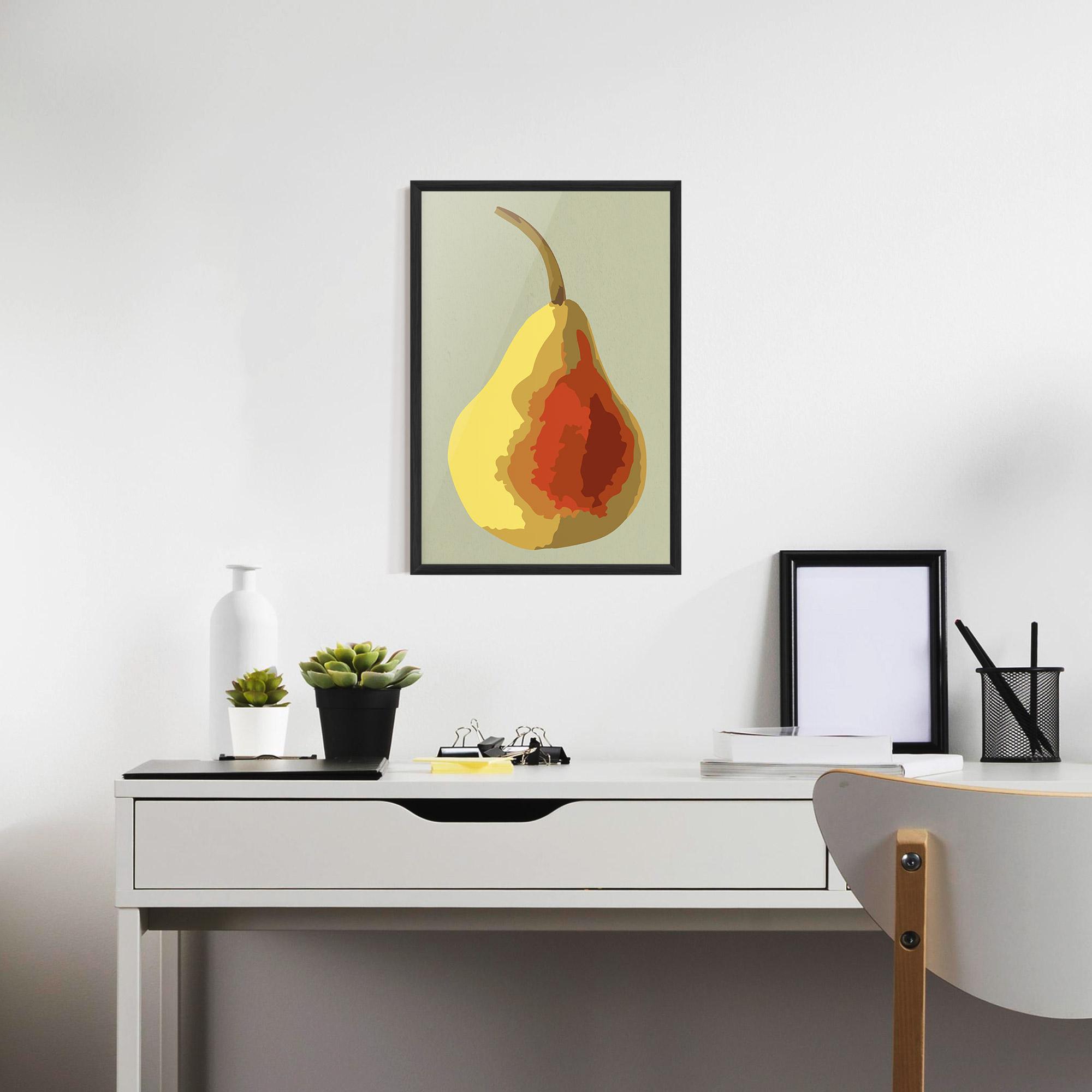 Рамкиран постер Pear Art mockup 7