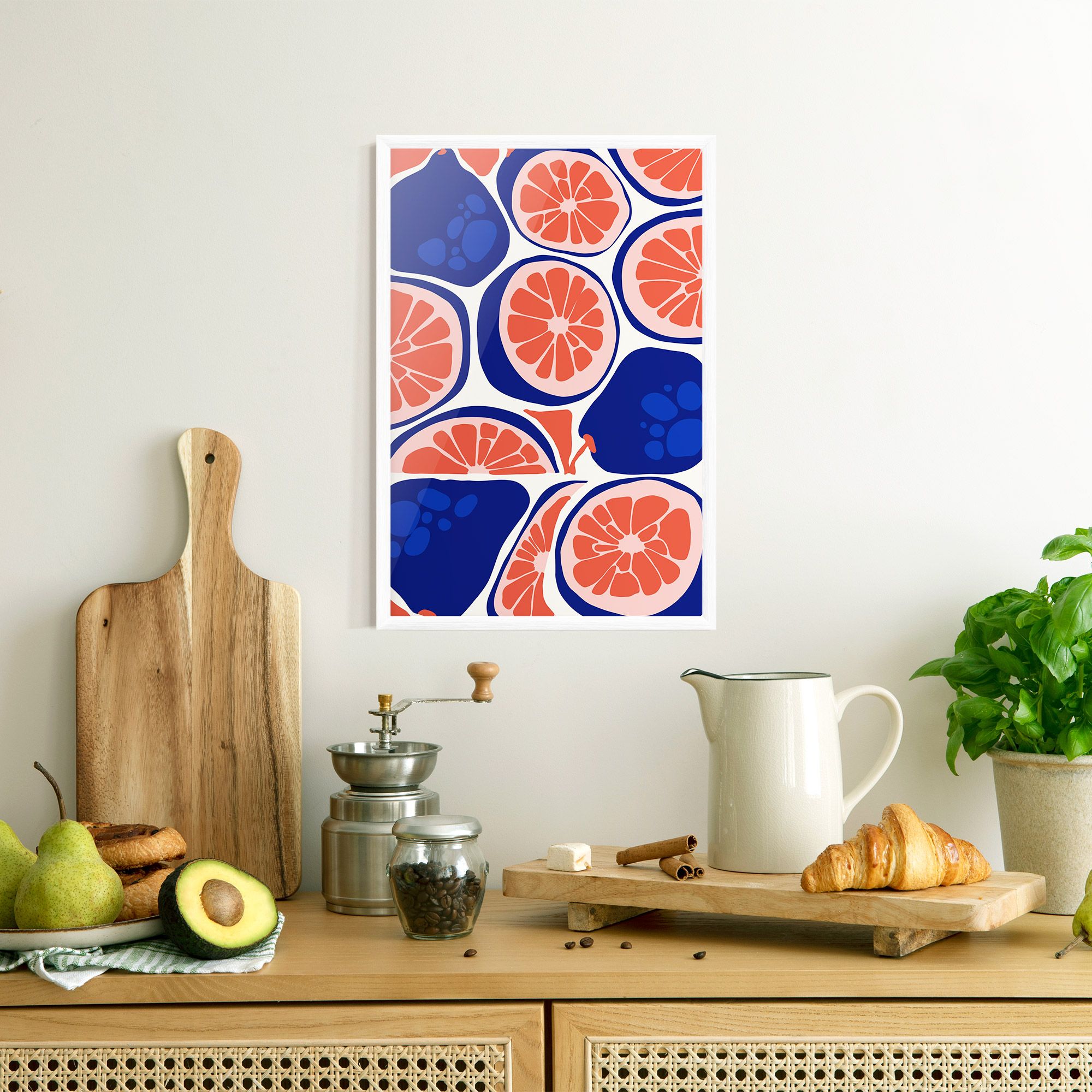 Blue Pink Fruit mockup 8