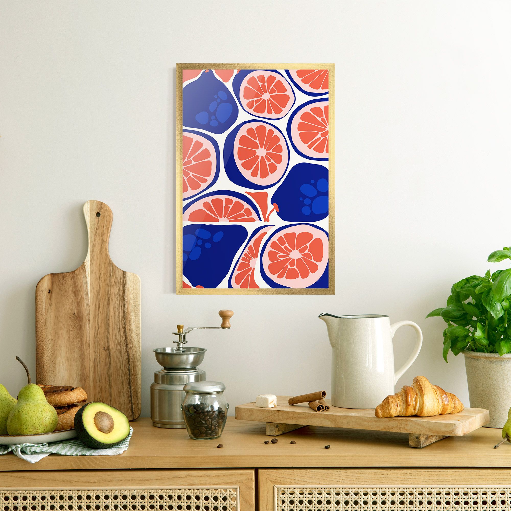 Blue Pink Fruit mockup 8