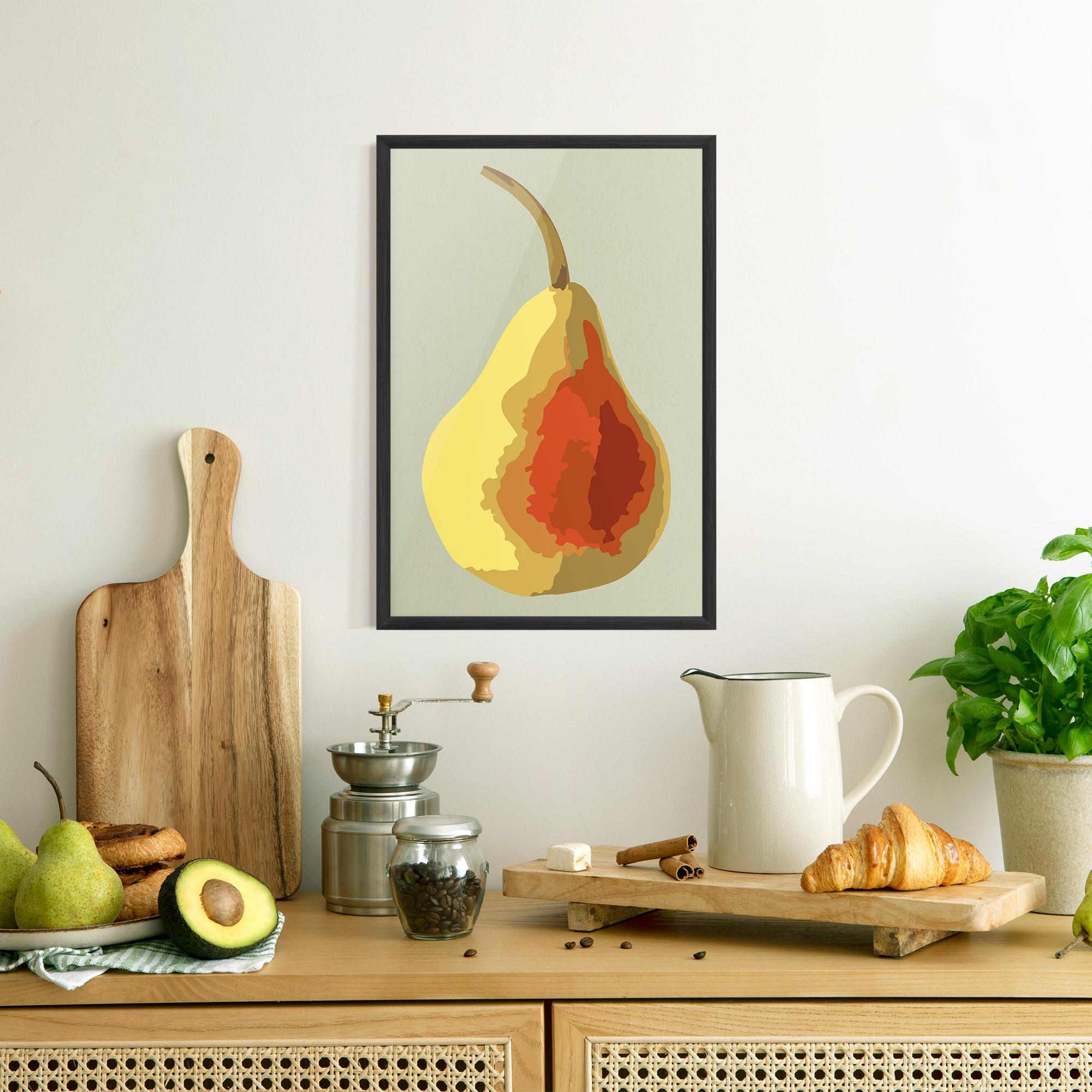 Рамкиран постер Pear Art mockup 8