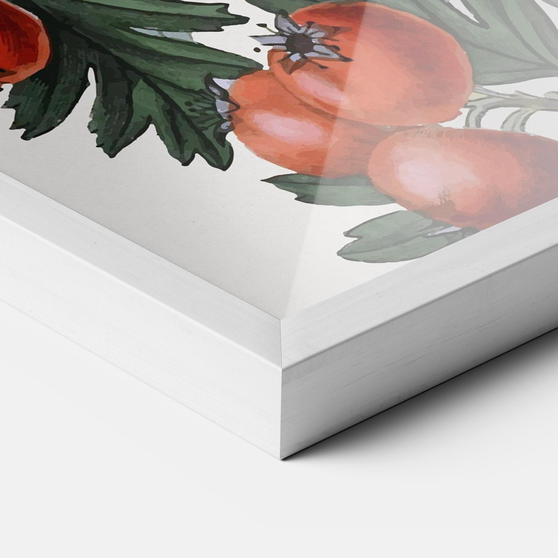 Рамкиран постер Cherry Drawing mockup 3