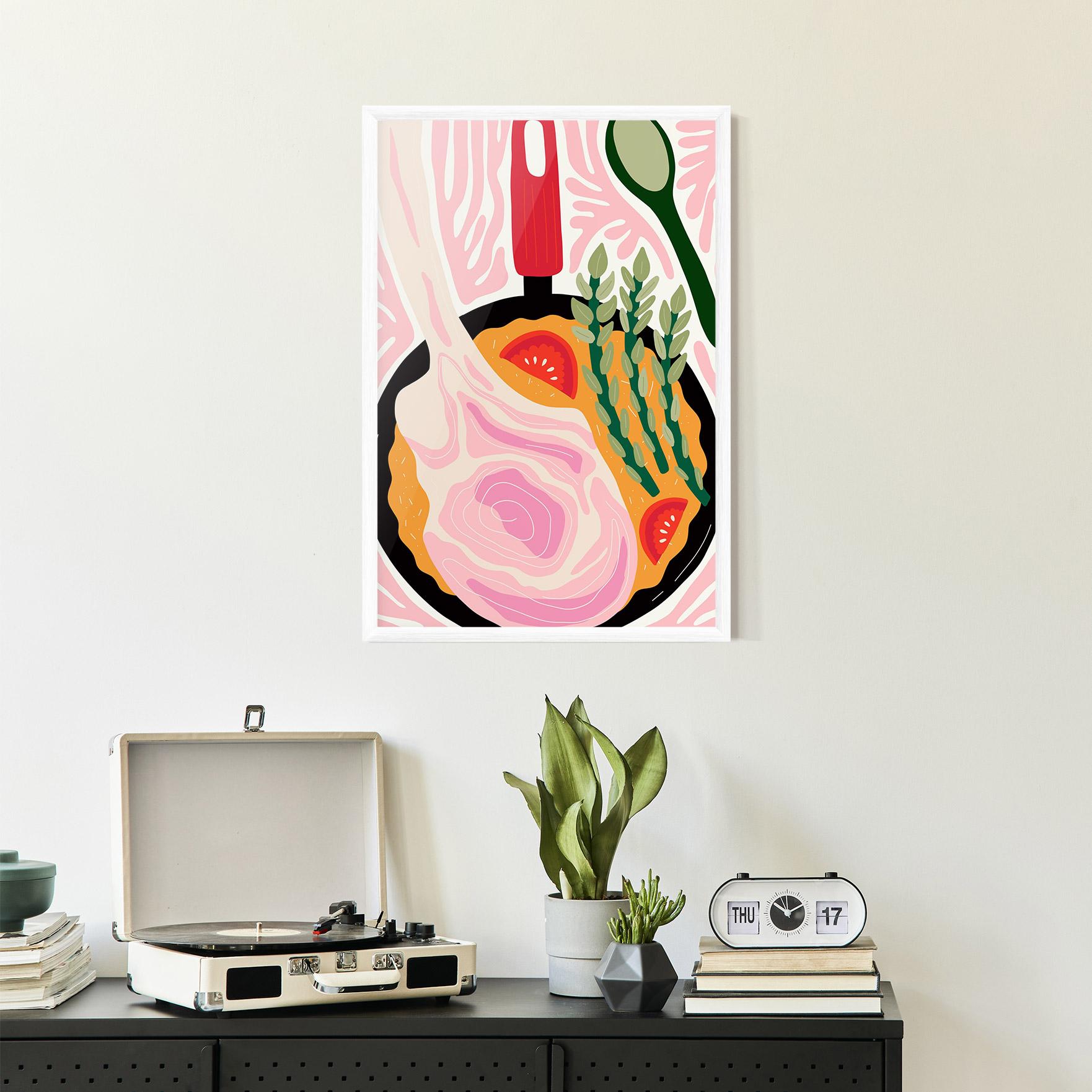 Рамкиран постер Cooking mockup 2