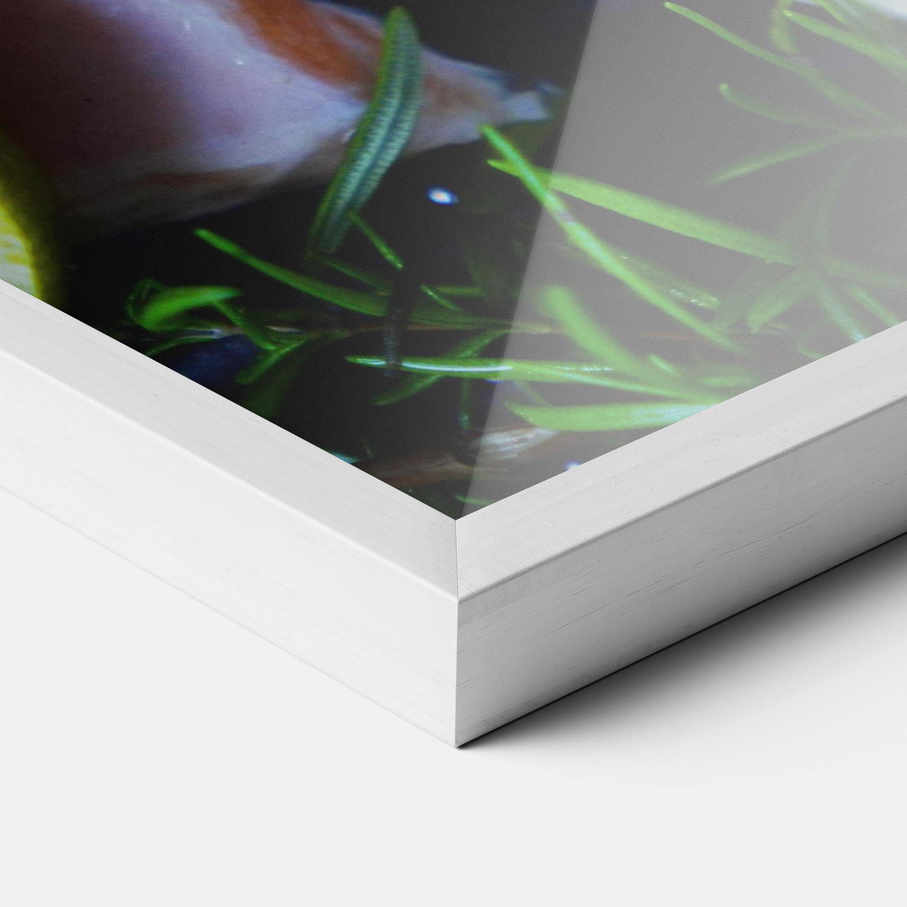 Рамкиран постер Fish With Lemons mockup 3