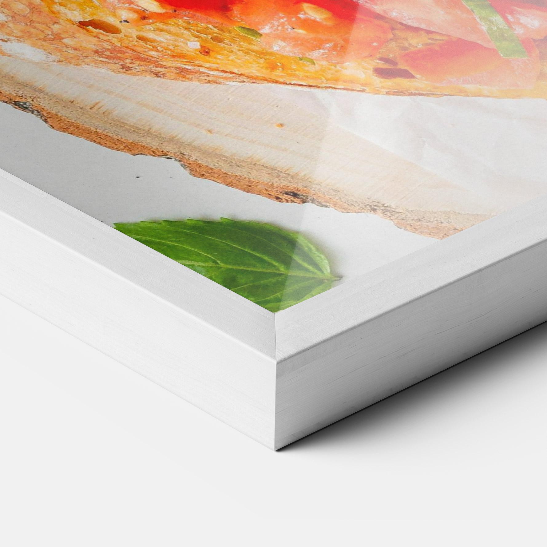 Рамкиран постер Tomatoes On Bread mockup 3