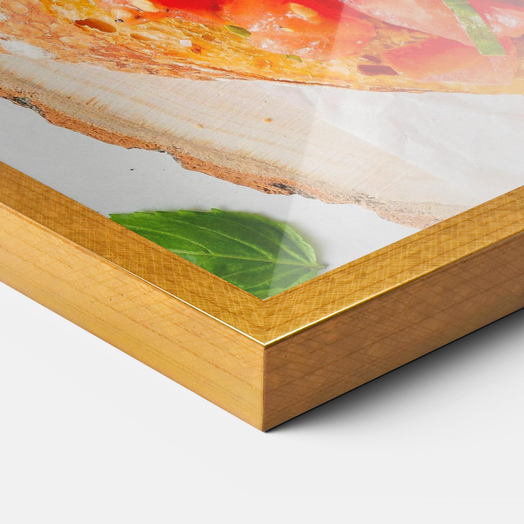 Рамкиран постер Tomatoes On Bread mockup 3