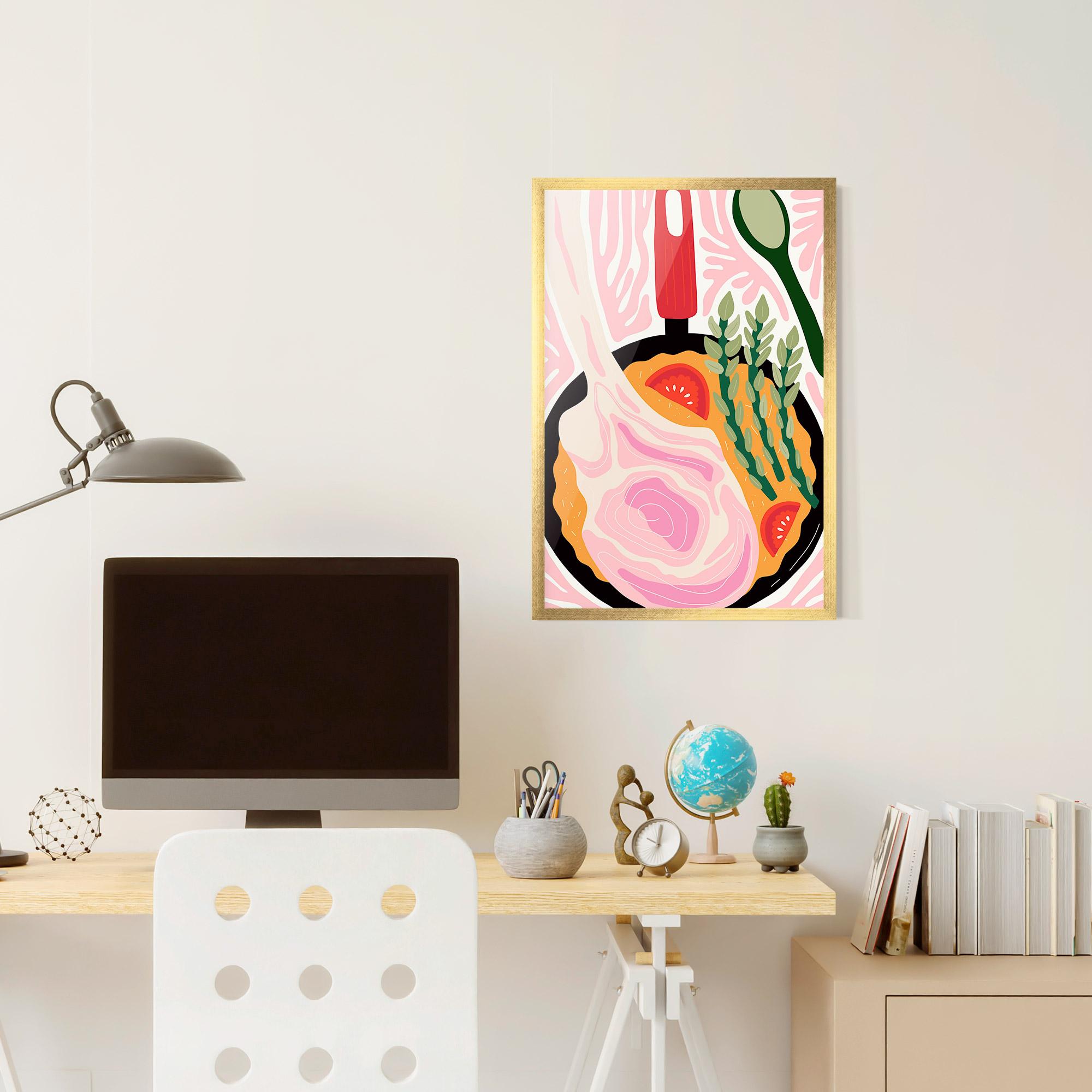 Рамкиран постер Cooking mockup 6