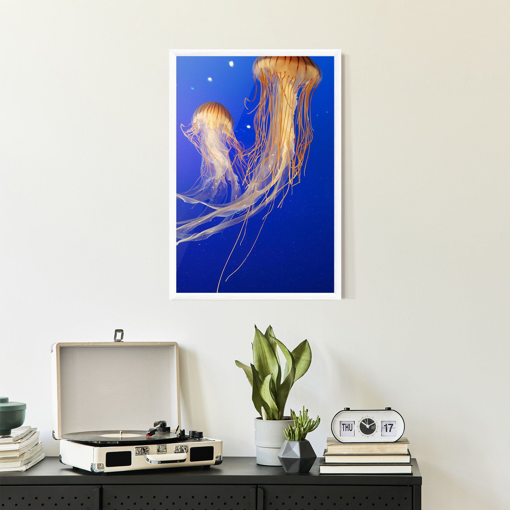 Light Orange Jellyfish mockup 2