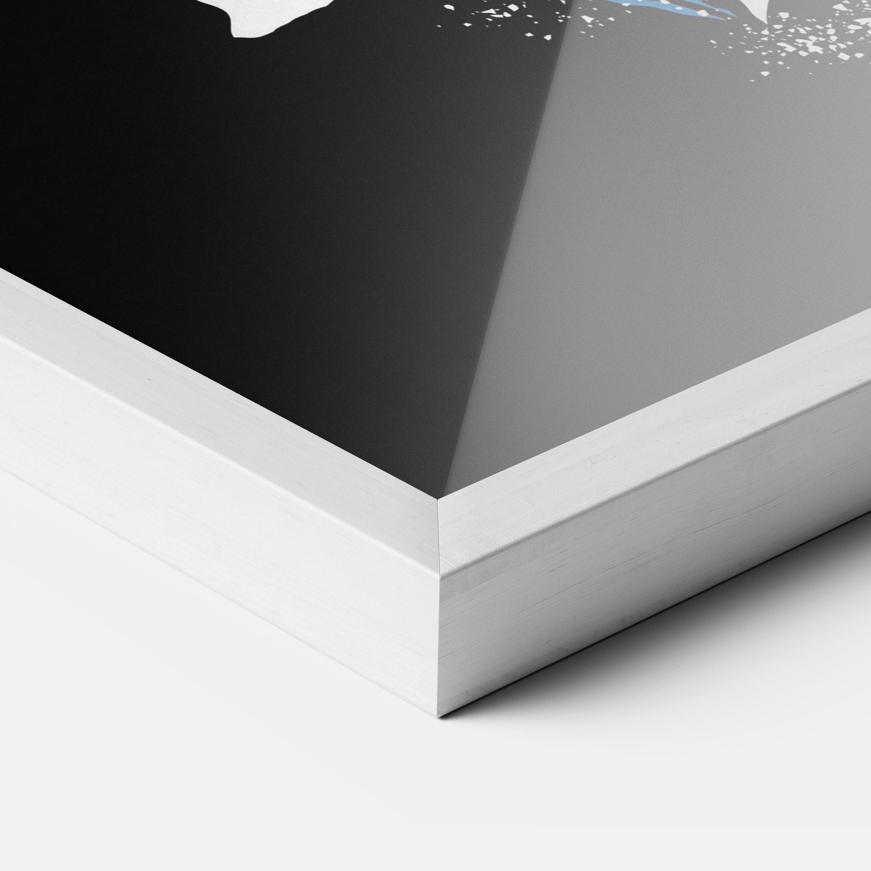 Рамкиран постер Sword Fish mockup 3