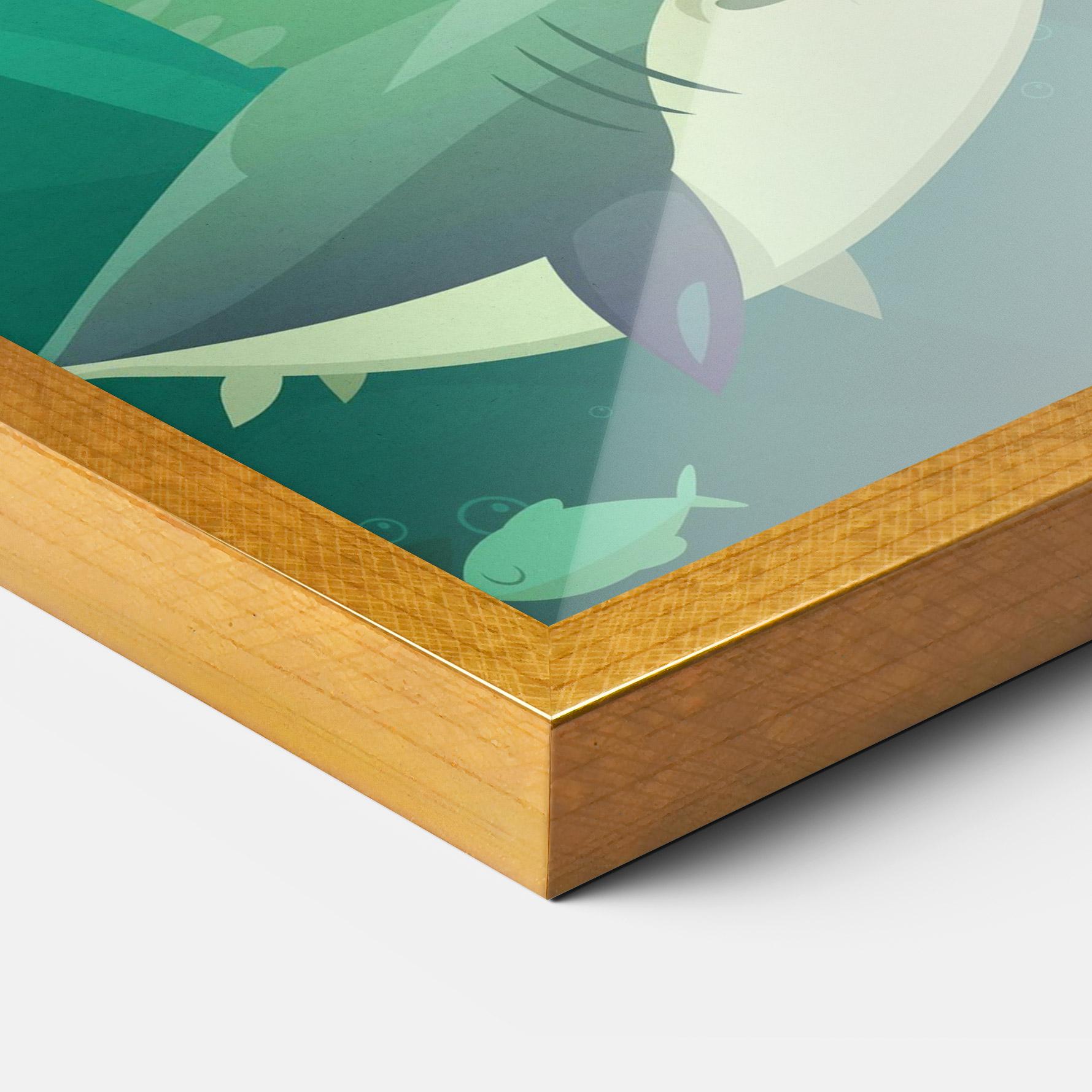 Рамкиран постер Kids Ocean mockup 3