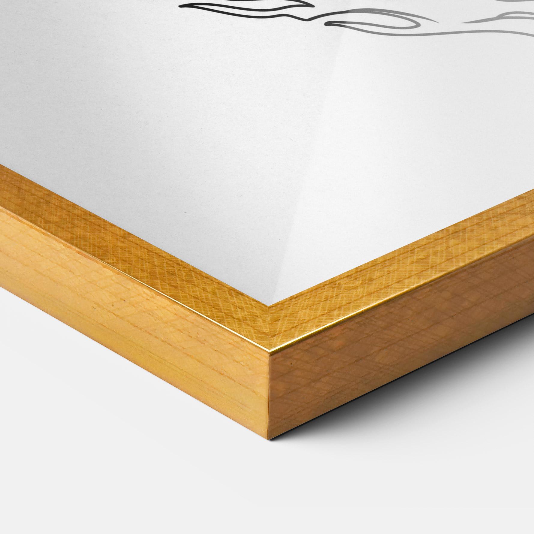 Рамкиран постер Koi Design mockup 3