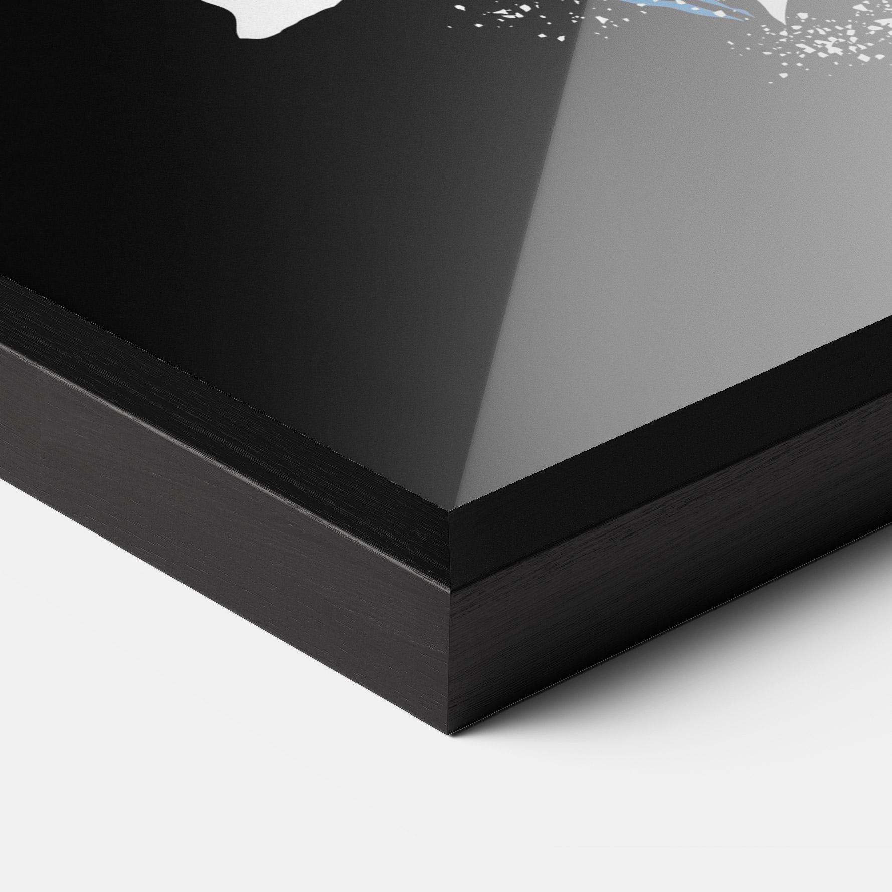 Рамкиран постер Sword Fish mockup 3