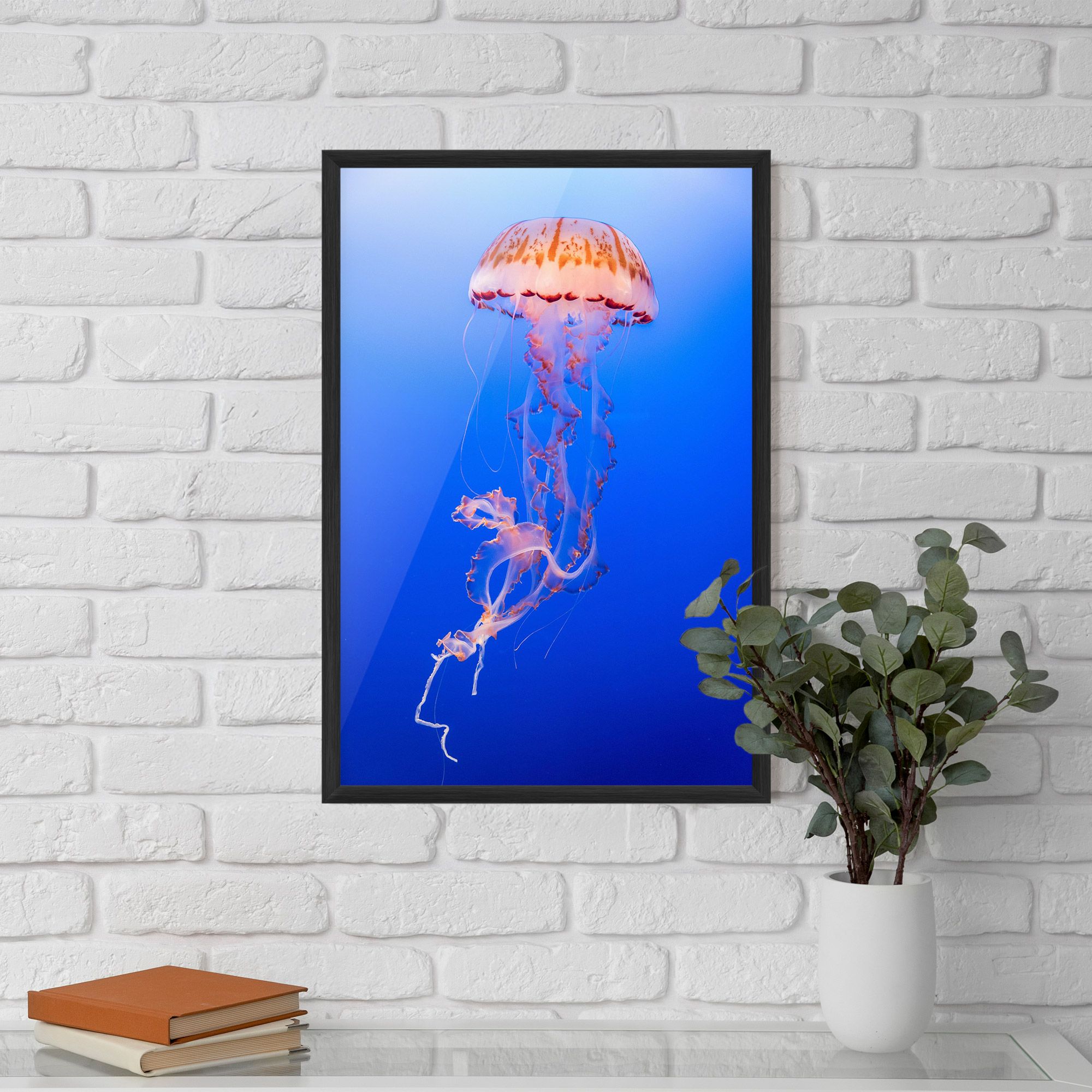 Pretty White Jellyfish mockup 5