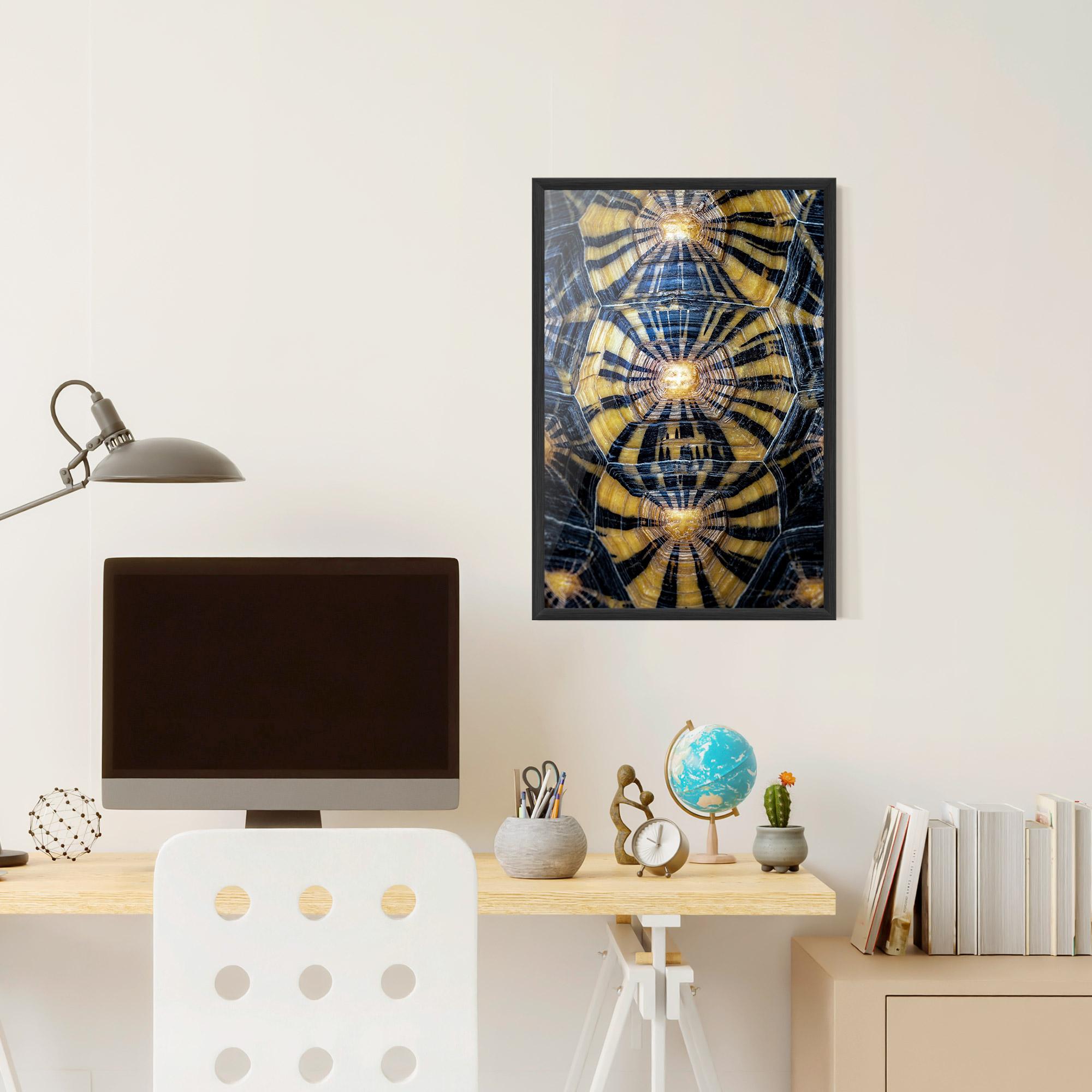 Рамкиран постер Turtle Shell mockup 6