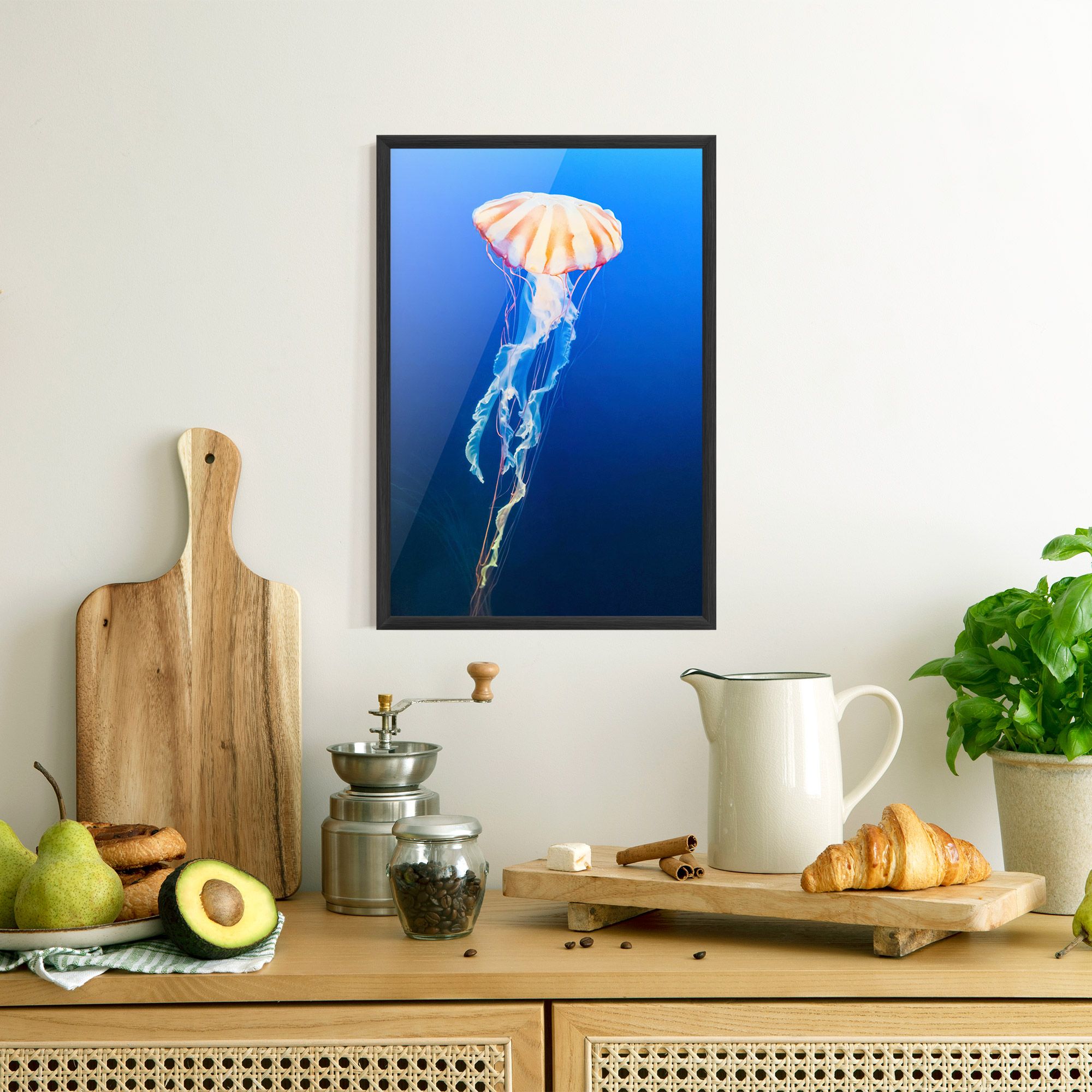 Cream Jellyfish mockup 8