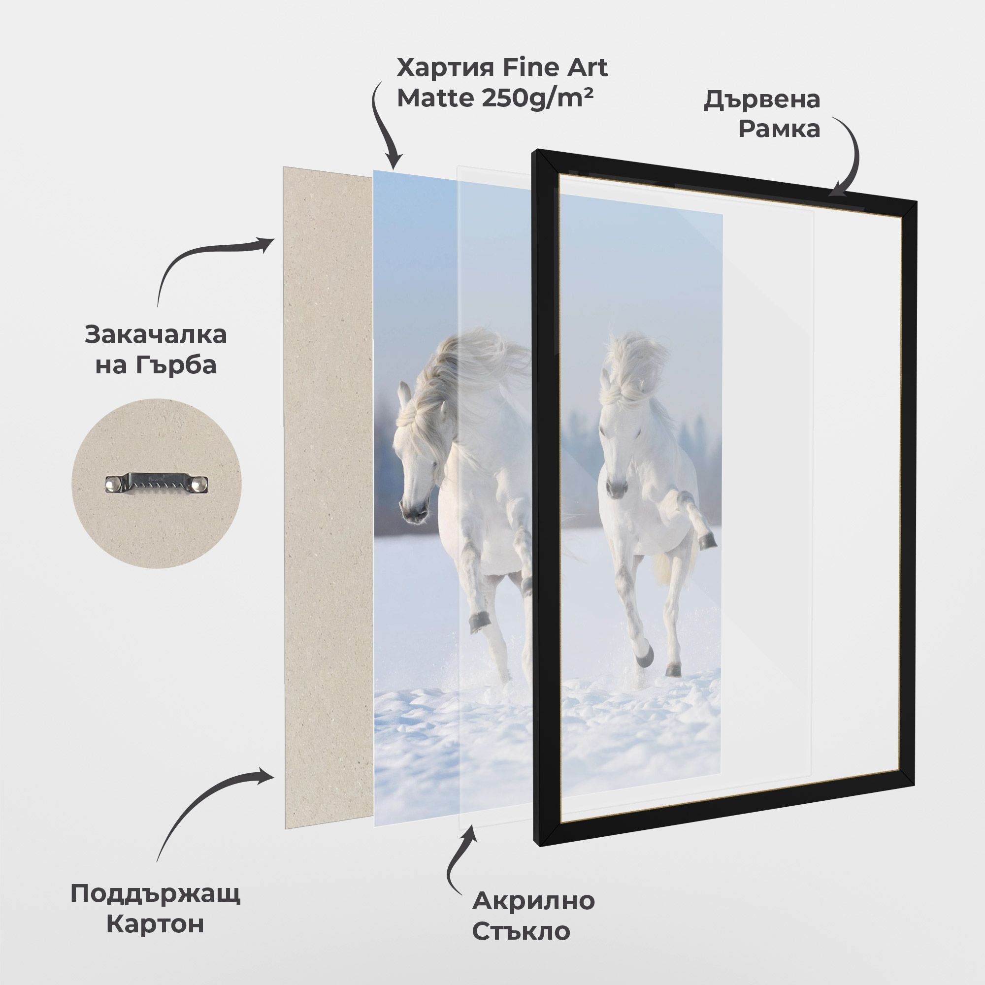 Happy Horses Running mockup 1