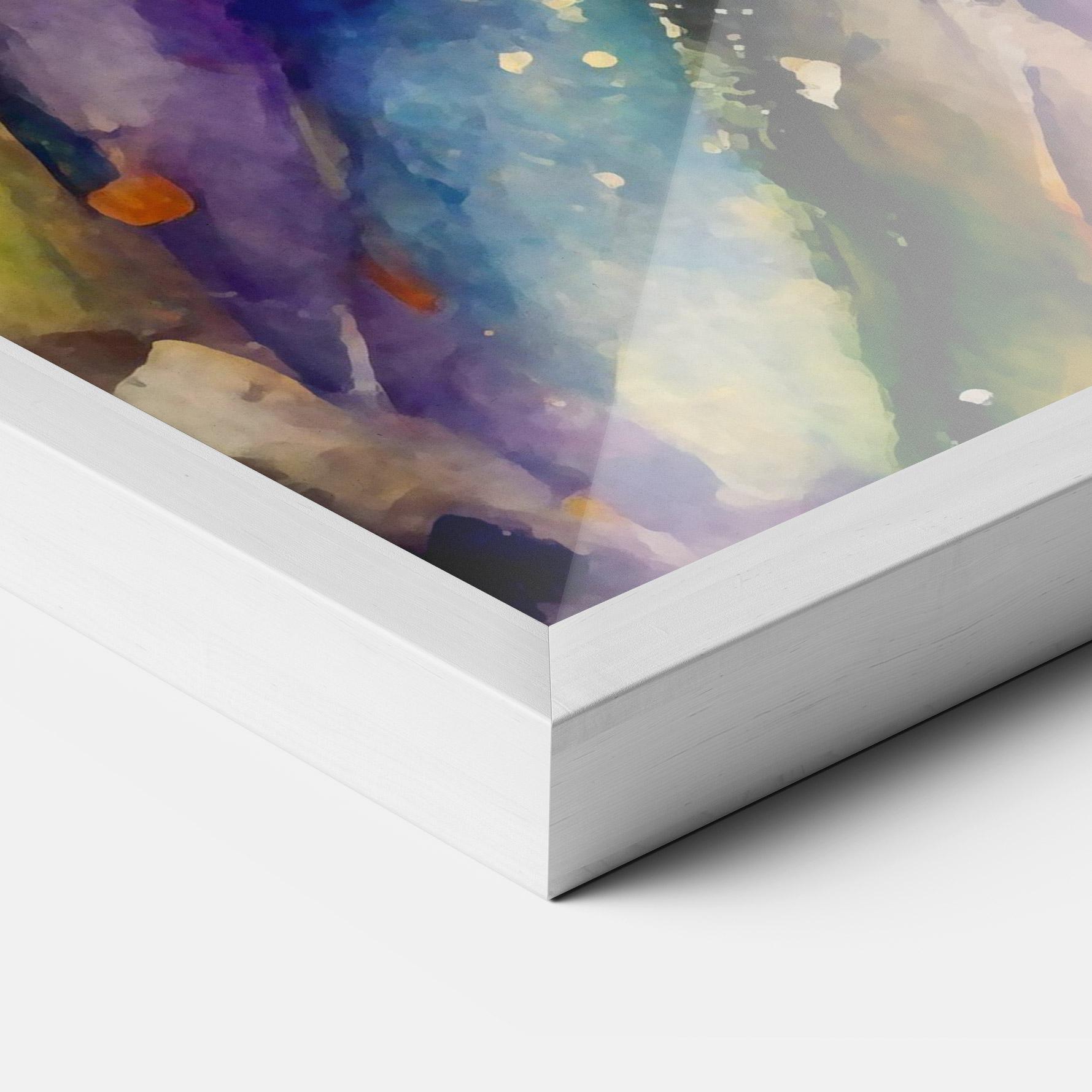 Рамкиран постер Colorful Horse mockup 3